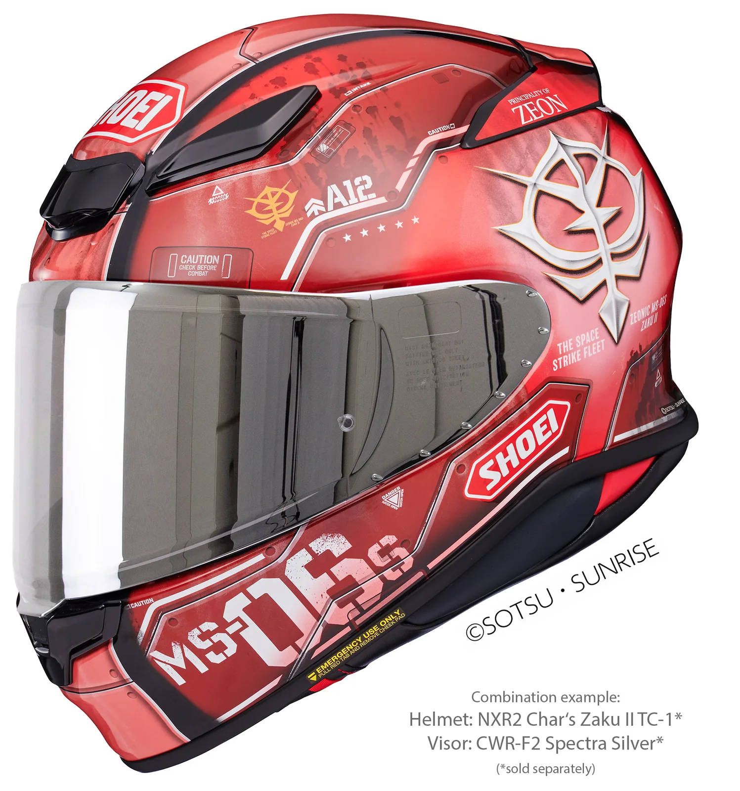 Визьор SHOEI CWR-F2PN Spectra Silver