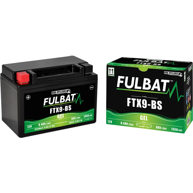 Акумулатор Fulbat FTX9-BS GEL 12V/8.4Ah