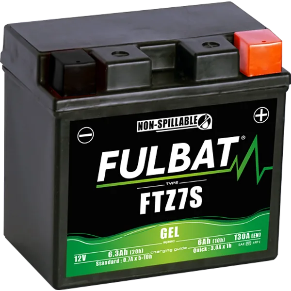 Акумулатор Fulbat FTZ7S GEL 12V/6.3Ah