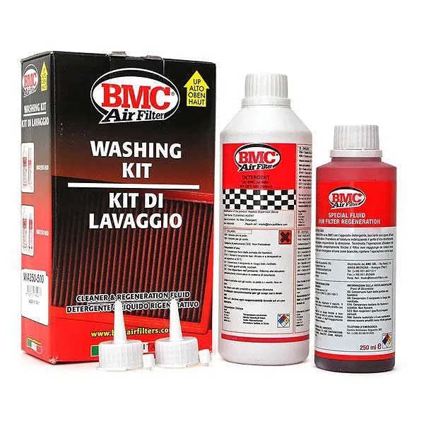 Комплект за почистване на въздушен филтър BMC WA250-500 — препарат и масло