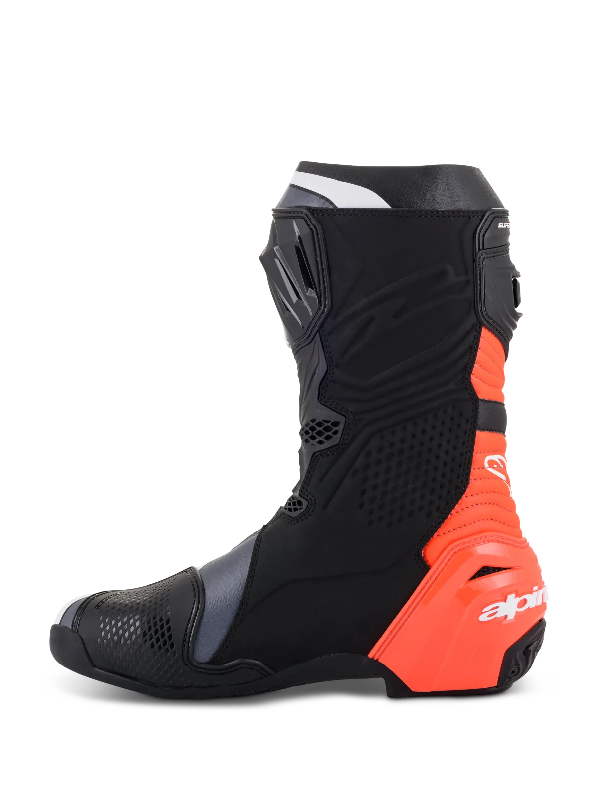 Ботуши Alpinestars Supertech R Black Red Fluo White Gray