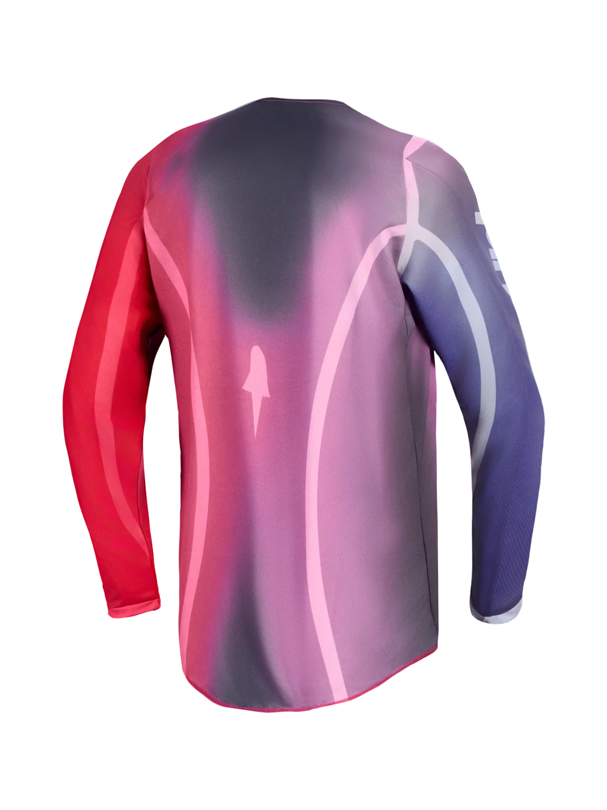 Дамско мотокрос джърси Alpinestars Stella Fluid Kepler Purple Rouge Red