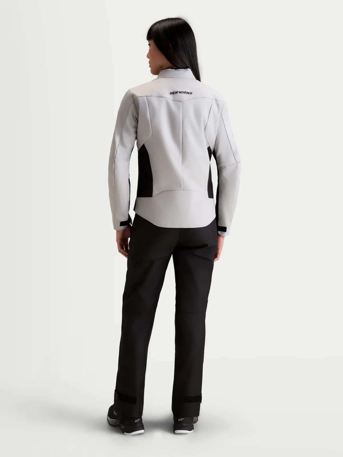 Дамско текстилно яке Alpinestars Stella C-1 Waterproof Ice Gray Black