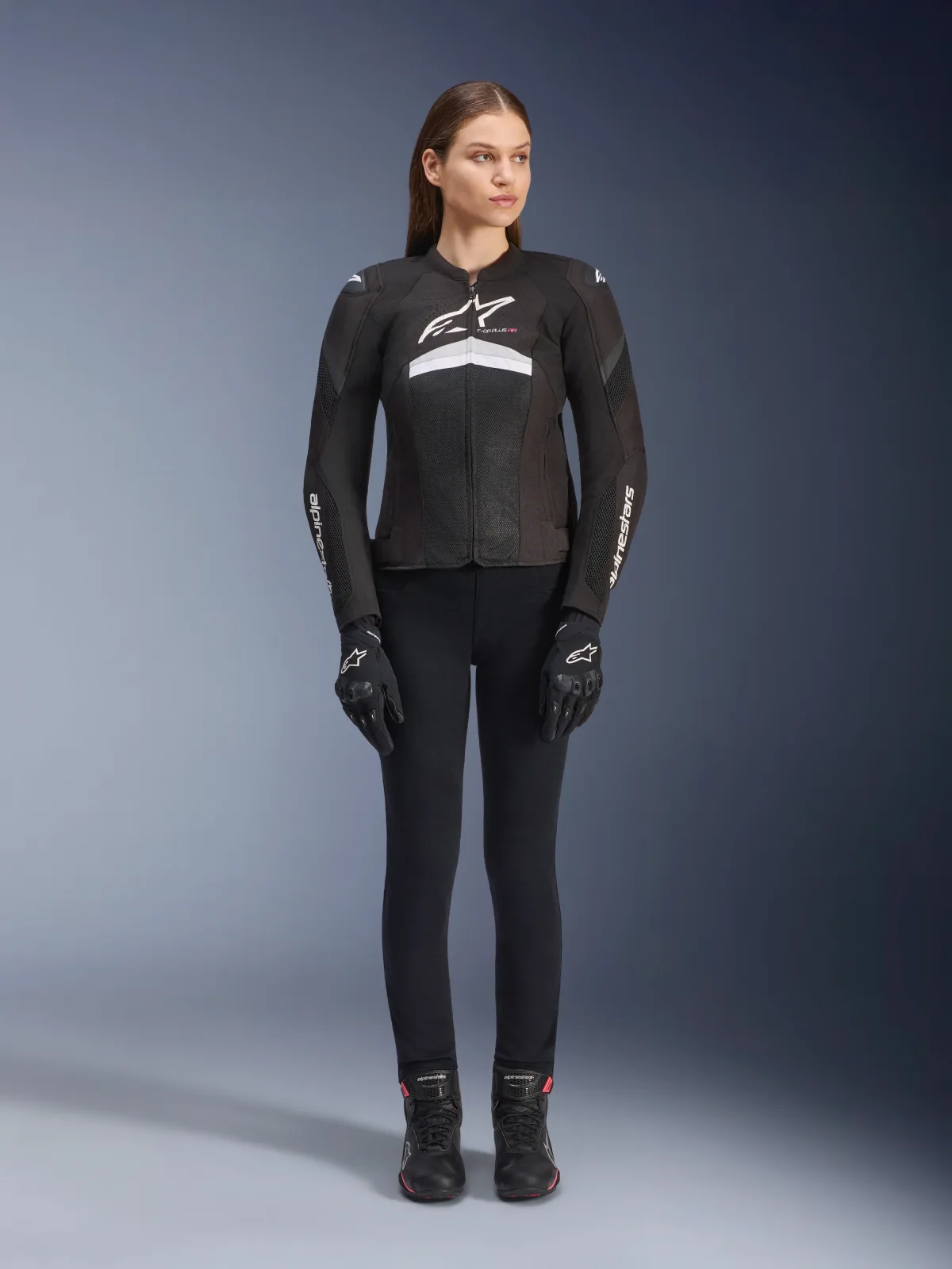 Дамско текстилно яке Alpinestars Stella T-GP Plus R V4 Airflow Black White