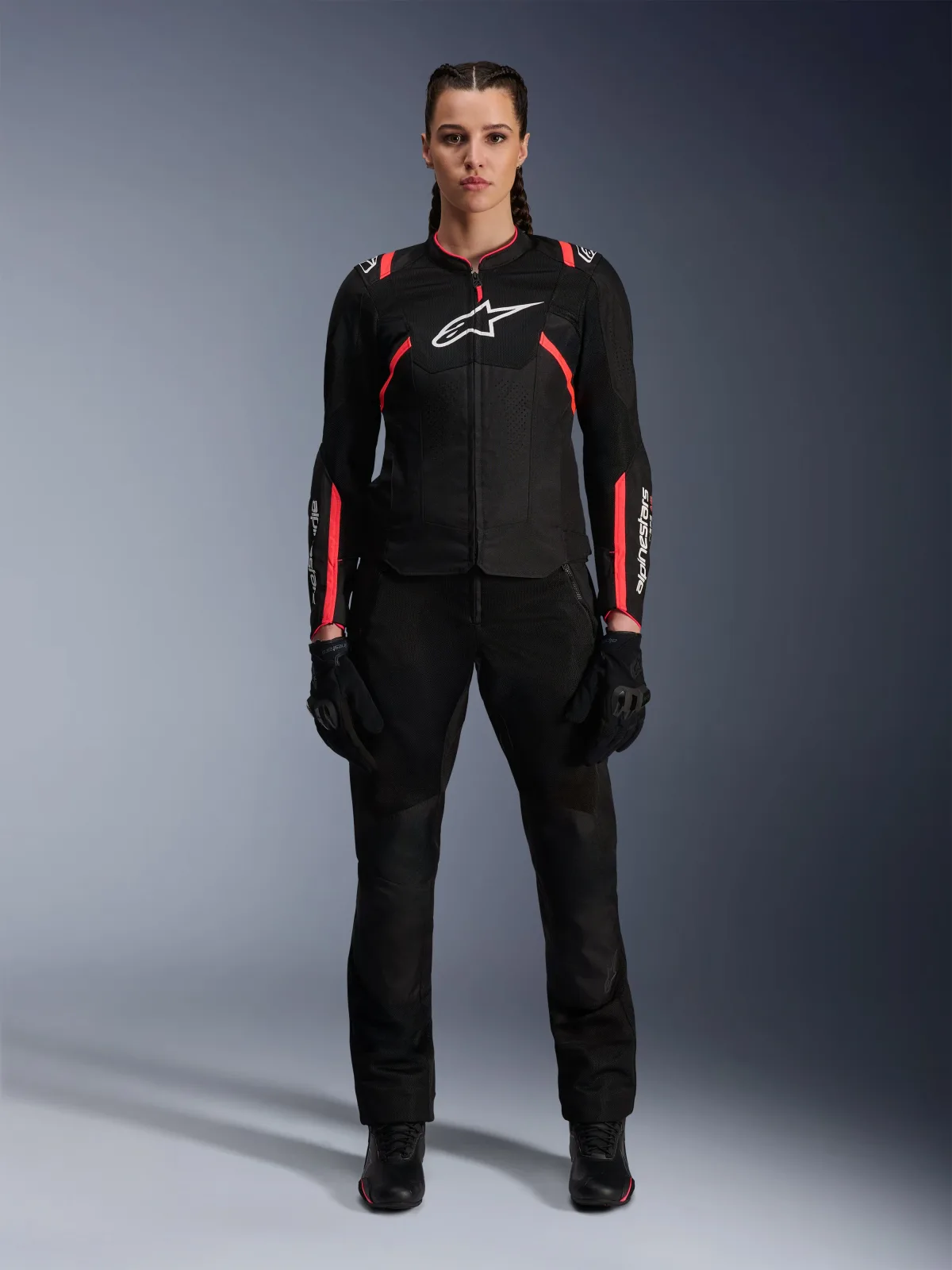 Дамско текстилно яке Alpinestars Stella T-SPS Air V2 Black Diva Pink
