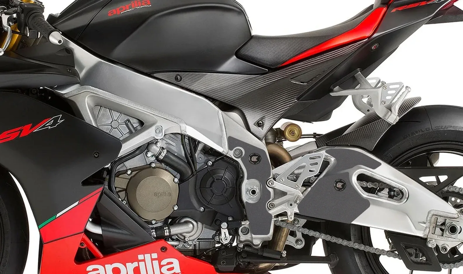 Eazi-Grip Защитно фолио Scuff Guard за Aprilia Tuono V4 1100 RR (2015–2020), RSV4 1100 Factory (2019–2025), RSV4 R (2009–2015) и др.
