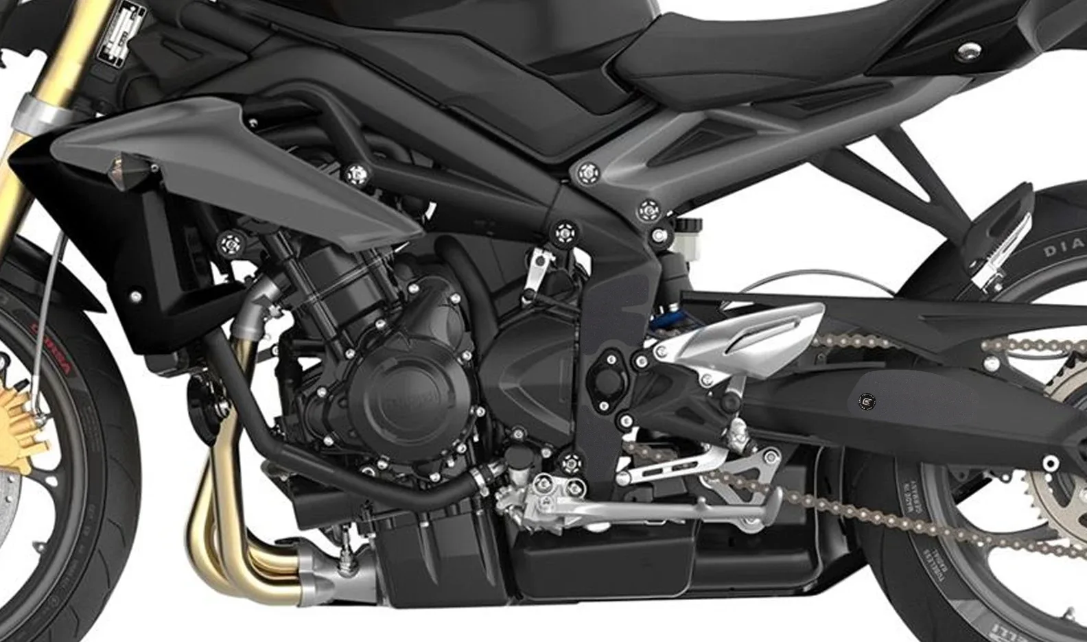 Eazi-Grip Защитно фолио Scuff Guard за Triumph Street Triple 675 R (2013–2016)