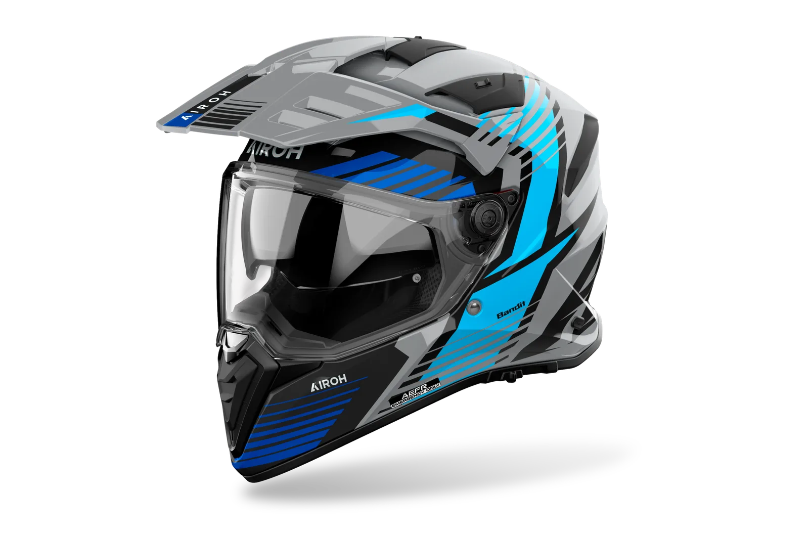 Каска Airoh Bandit Spicy Blue Gloss