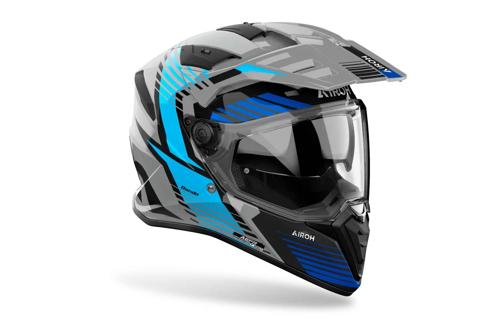 Каска Airoh Bandit Spicy Blue Gloss