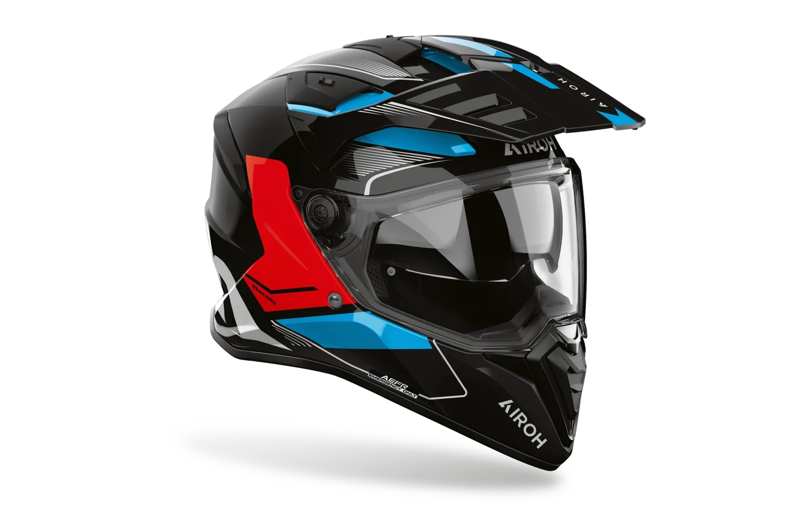 Каска Airoh Bandit Tune Blue Red Gloss