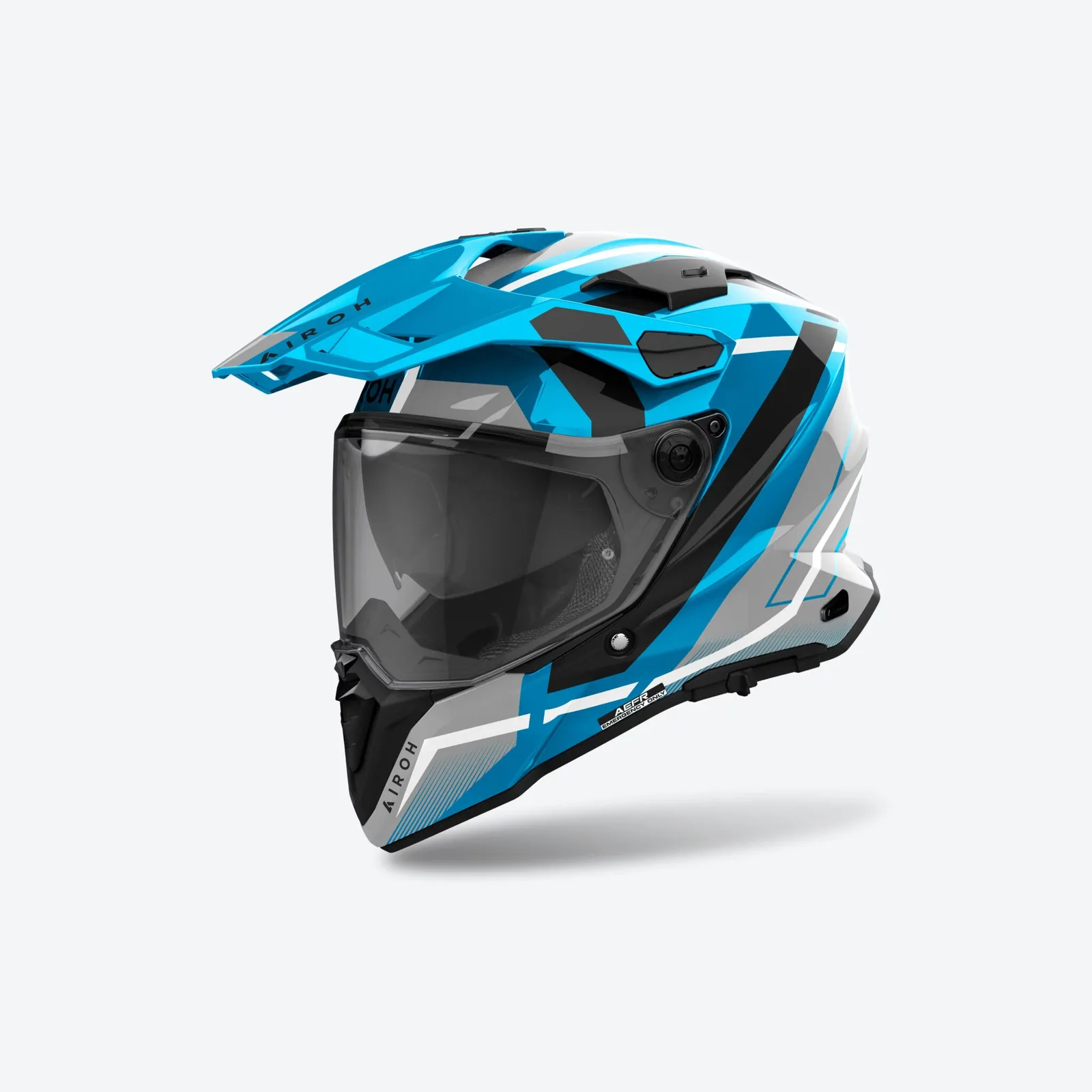 Каска Airoh Commander 2 Mavick Cerulean Blue Gloss