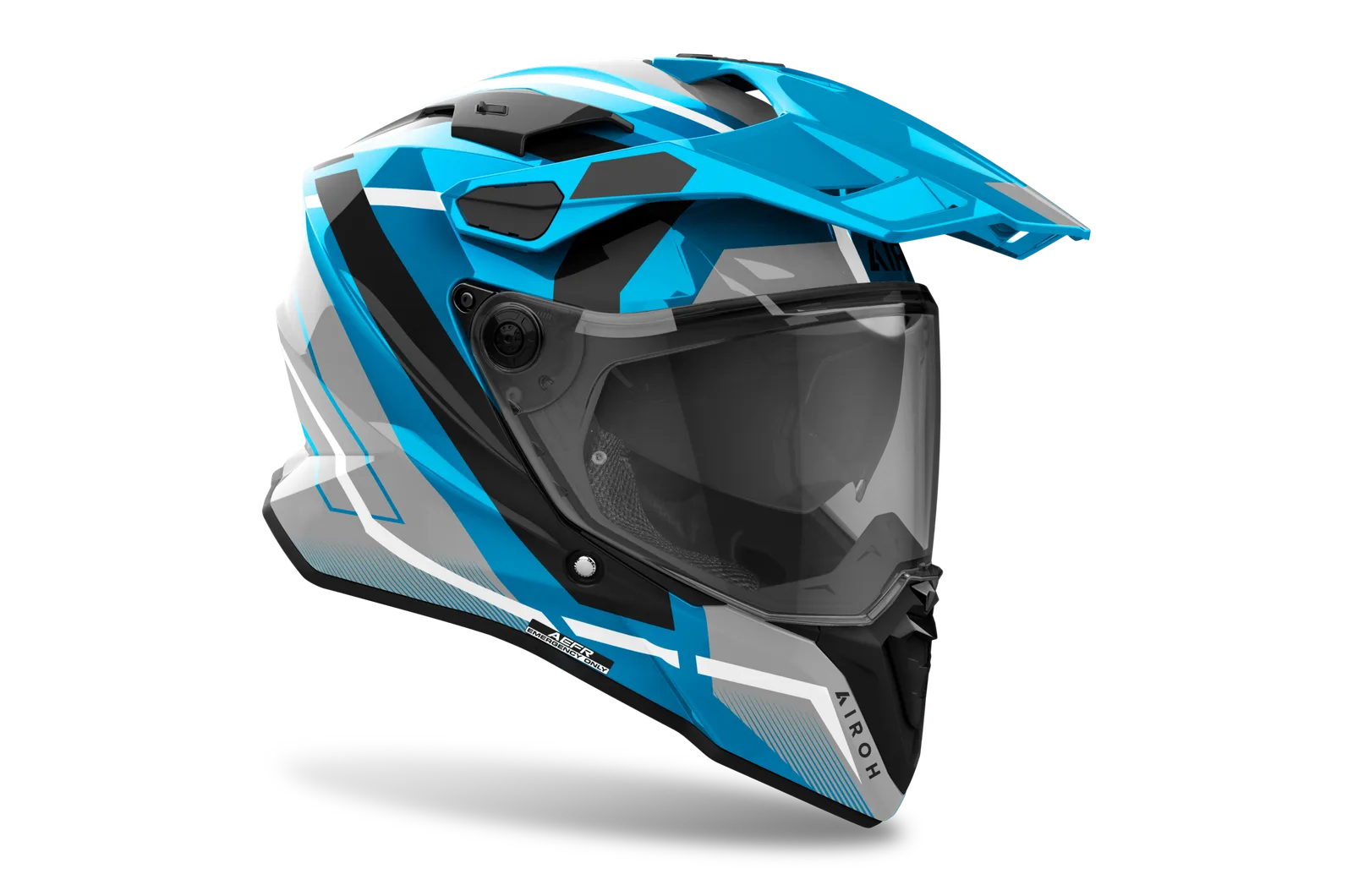 Каска Airoh Commander 2 Mavick Cerulean Blue Gloss