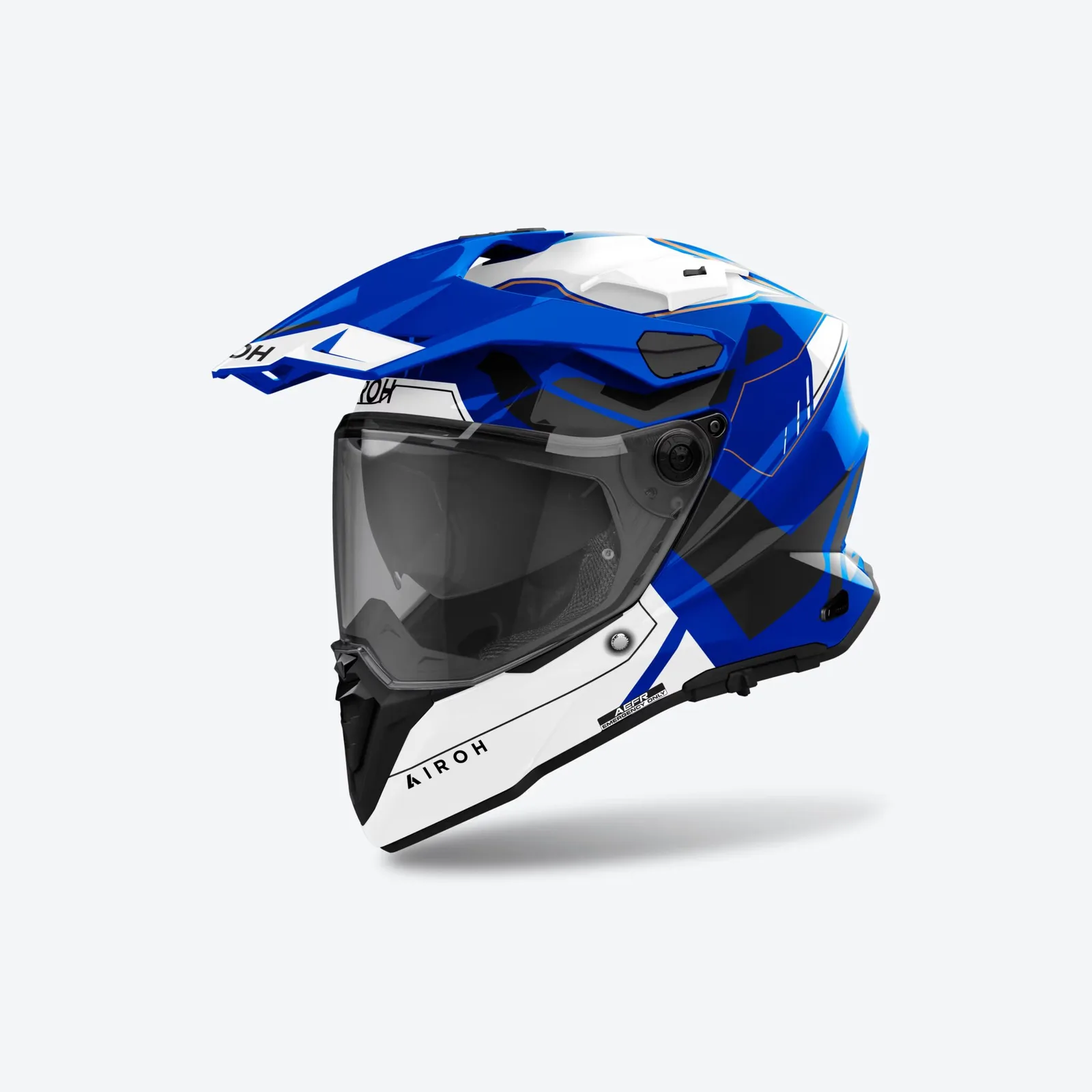 Каска Airoh Commander 2 Reveal Blue Gloss