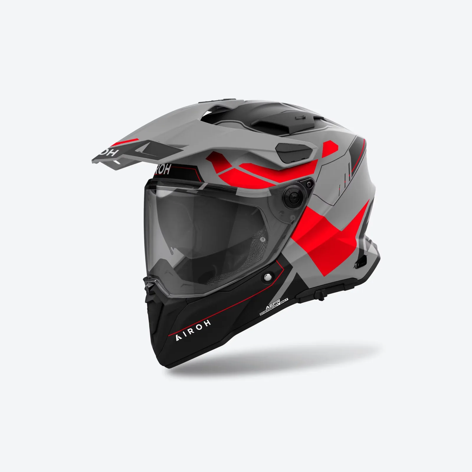 Каска Airoh Commander 2 Reveal Red Fluo Matt