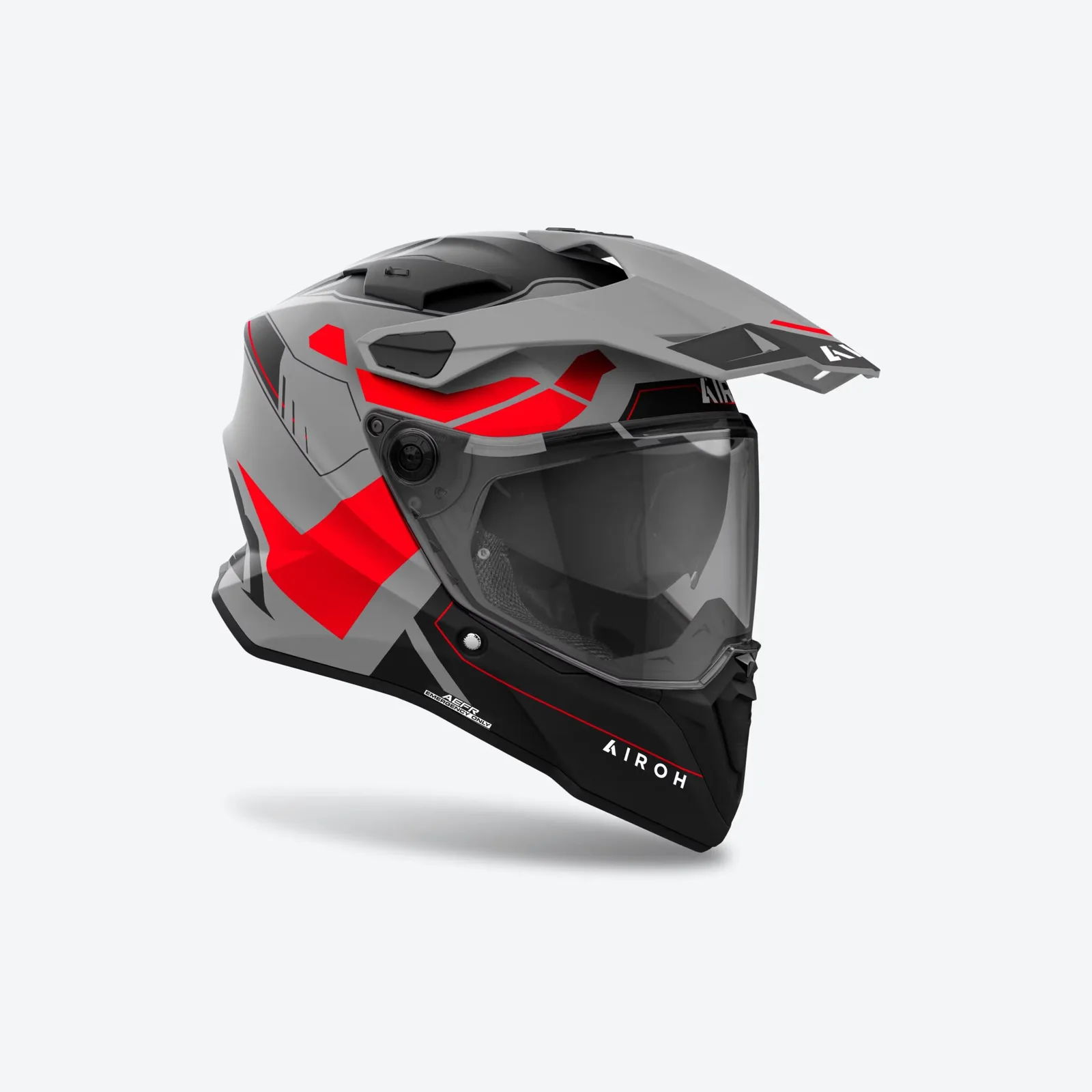 Каска Airoh Commander 2 Reveal Red Fluo Matt