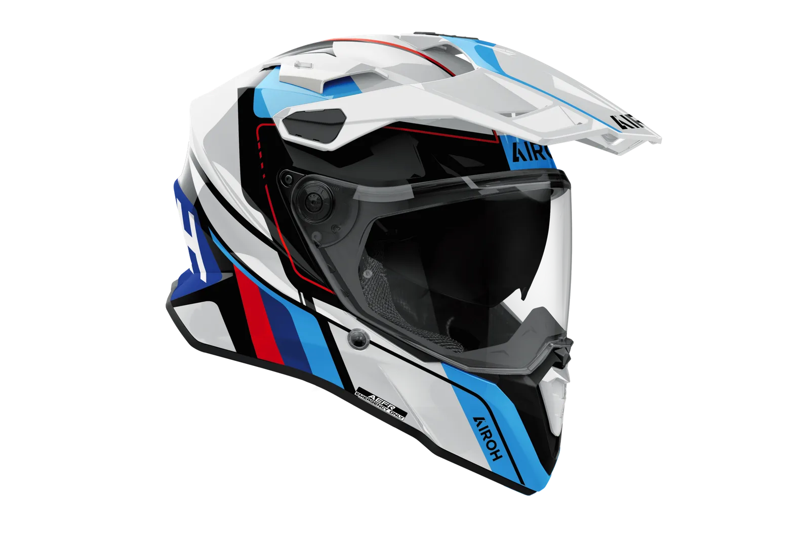 Каска Airoh Commander 2 Skip White Red Gloss