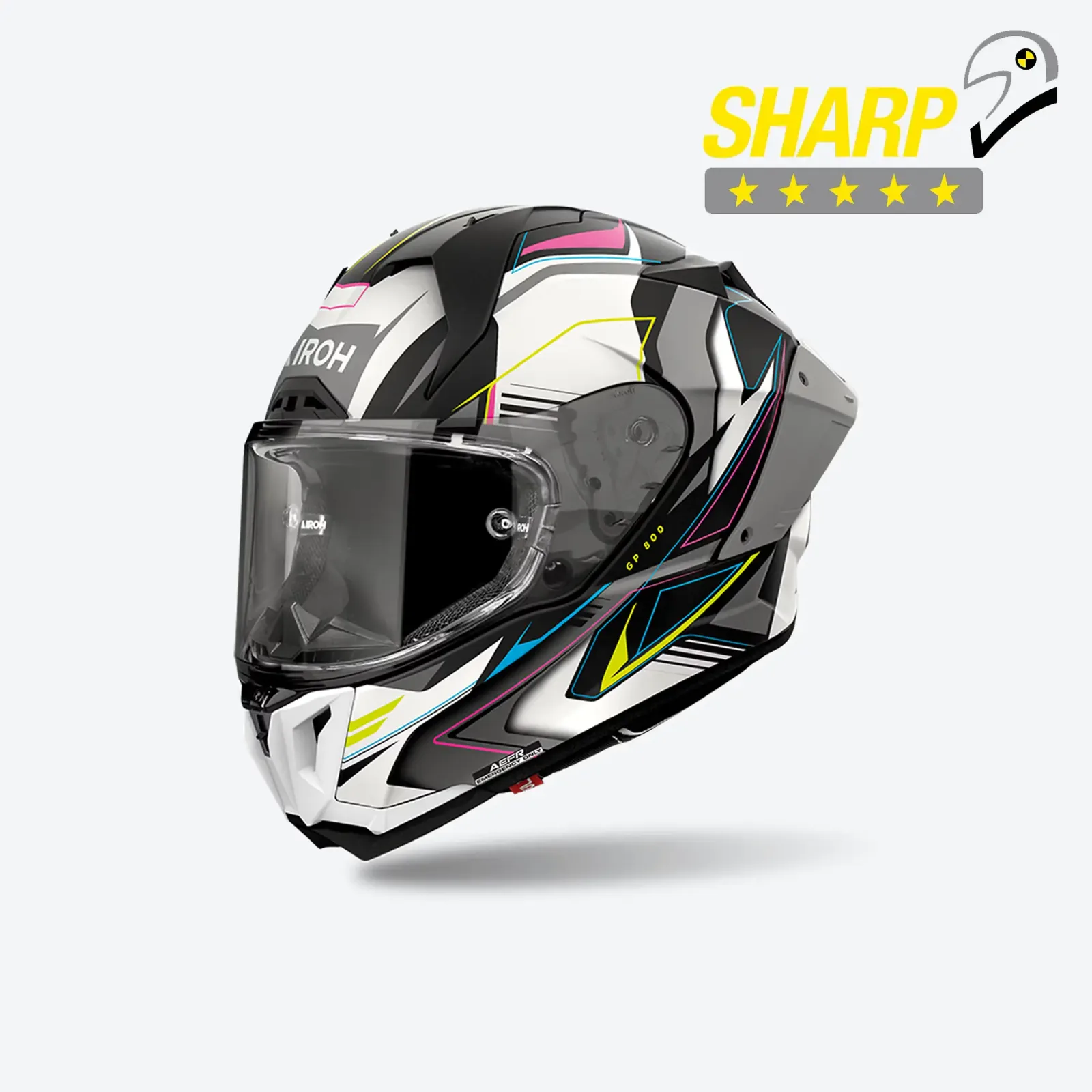Каска Airoh GP 800 Must Multicolor Matt