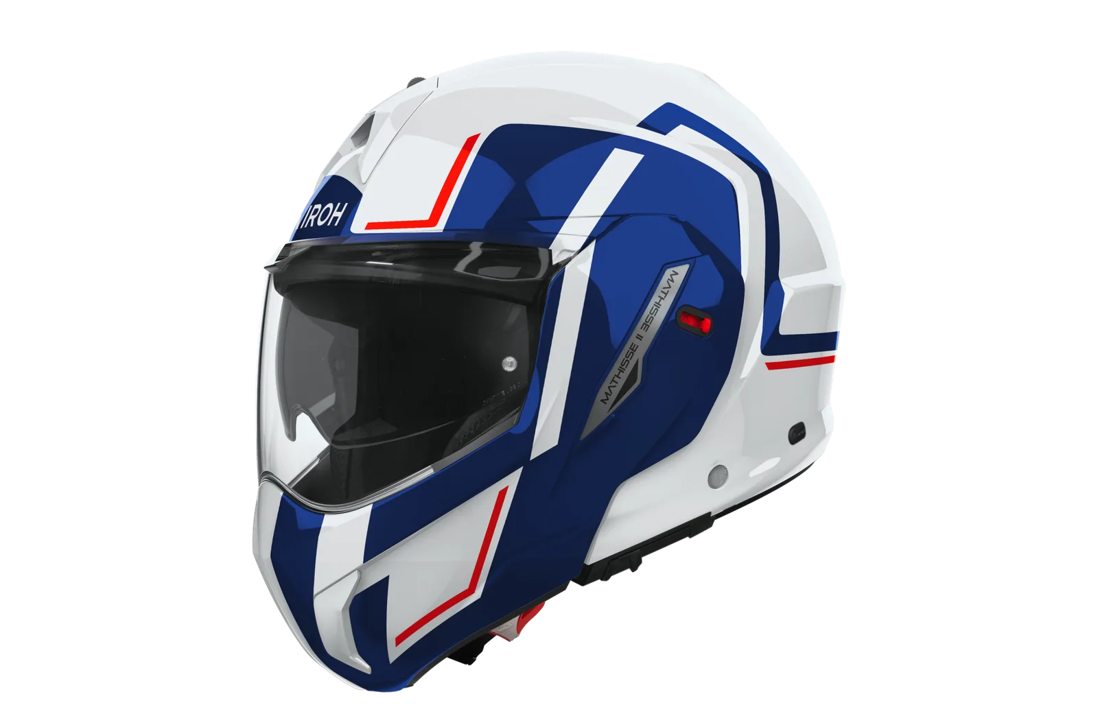 Каска Airoh Mathisse II Genius Blue Red Gloss
