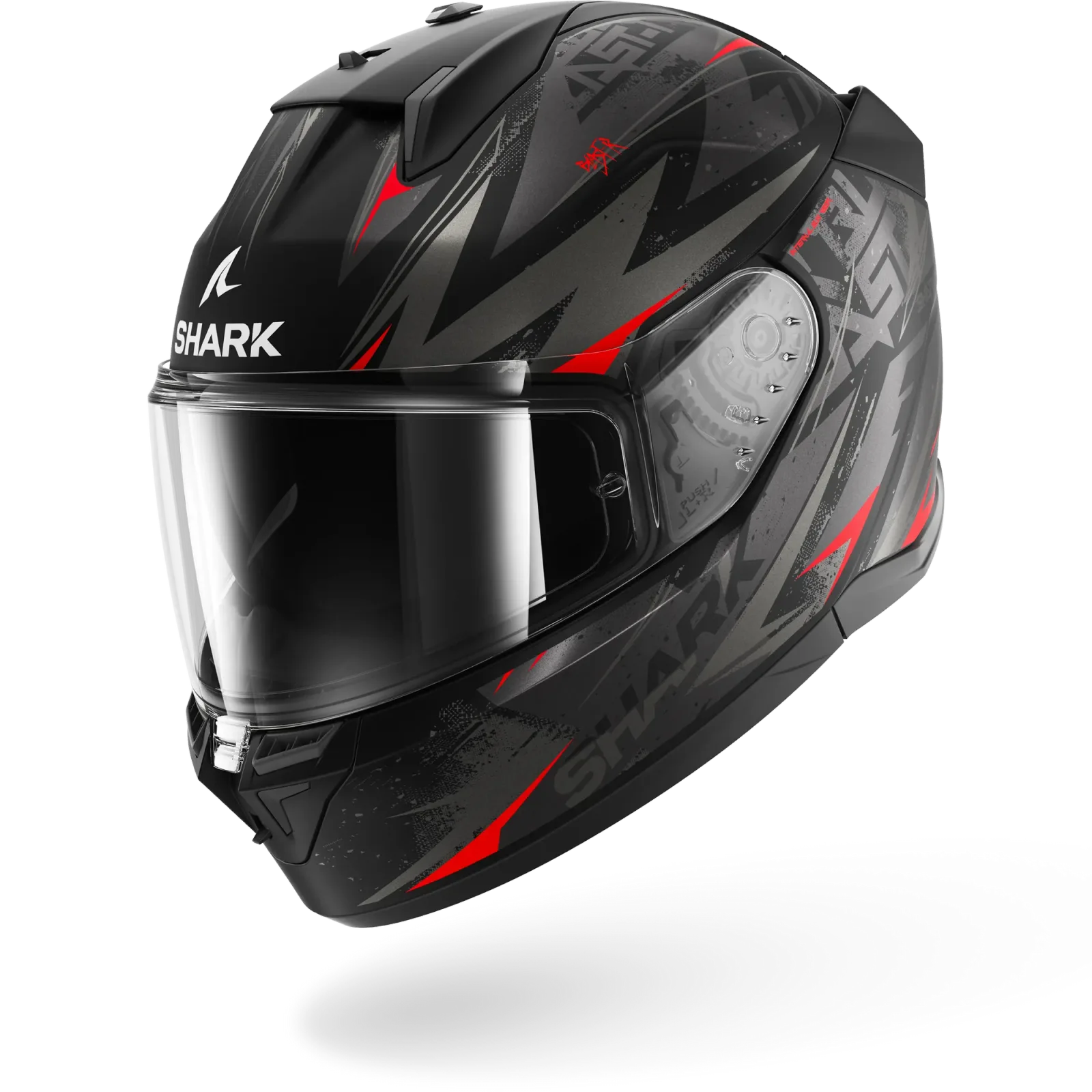 Каска Shark D-Skwal 3 Blast-R Black Anthracite Red Mat