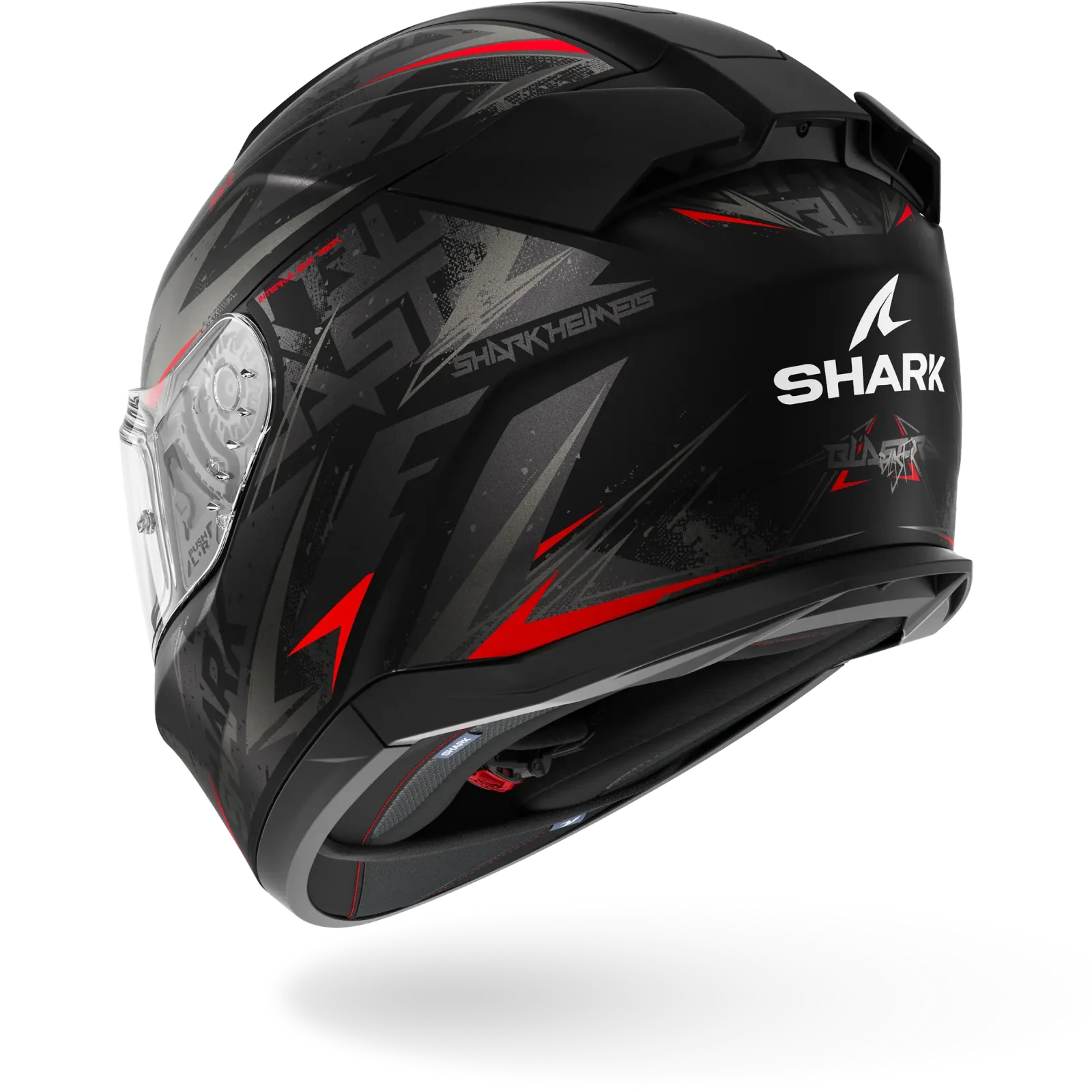 Каска Shark D-Skwal 3 Blast-R Black Anthracite Red Mat