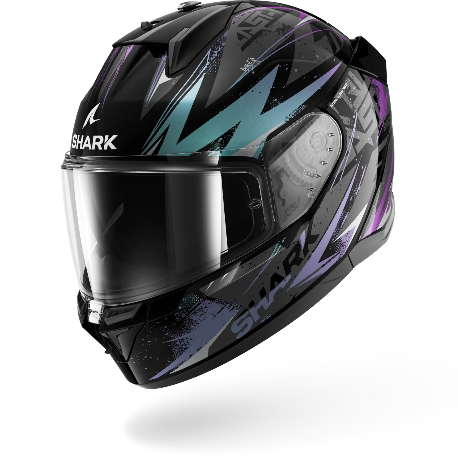 Каска Shark D-Skwal 3 Blast-R Black Green Glitter