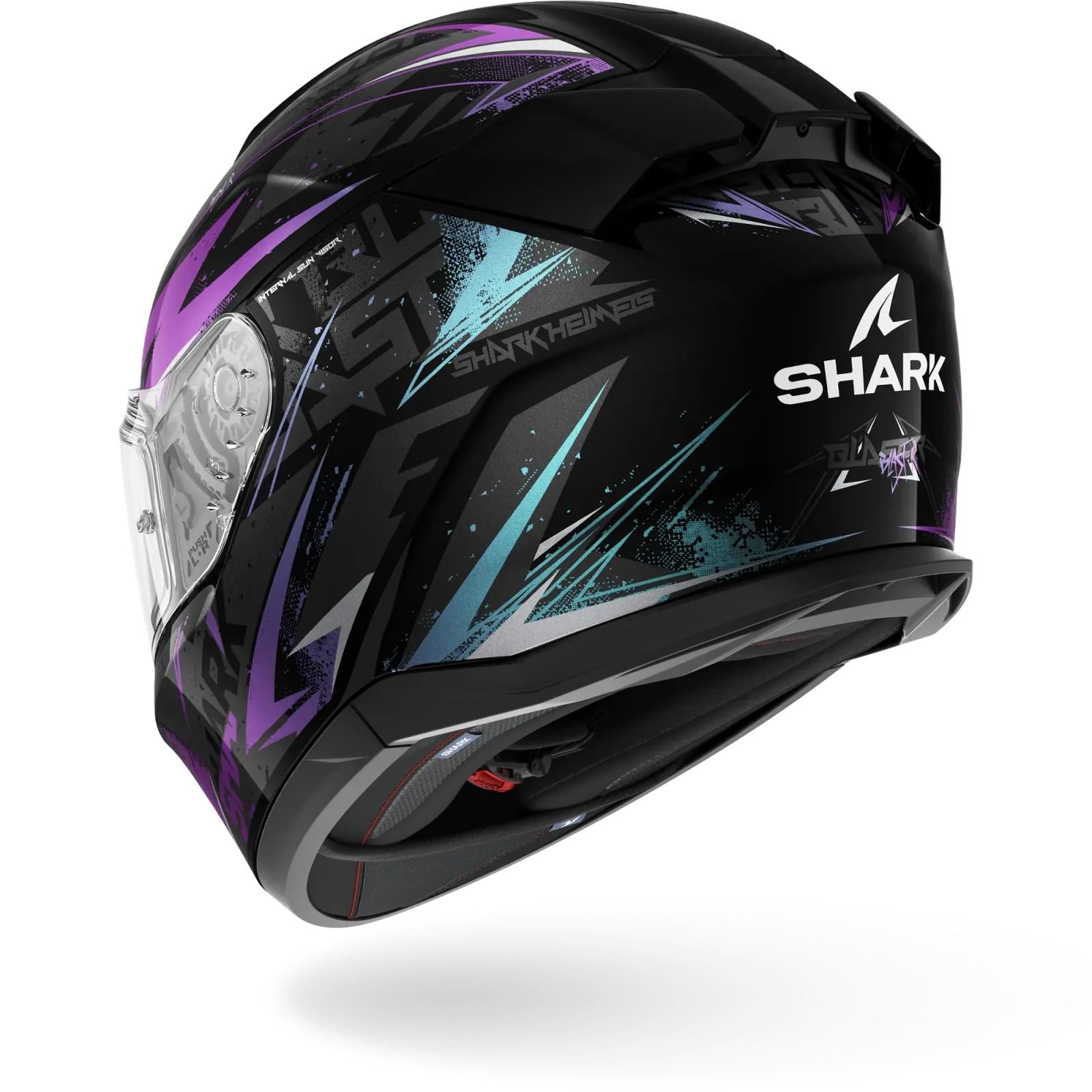 Каска Shark D-Skwal 3 Blast-R Black Green Glitter