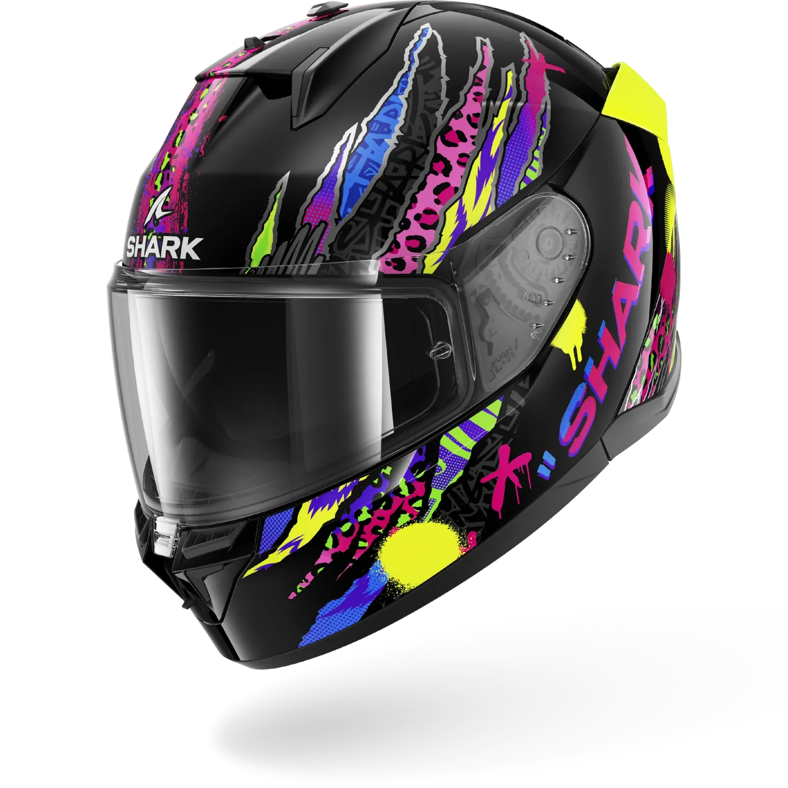 Каска Shark D-Skwal 3 Fawn Black Violet Yellow