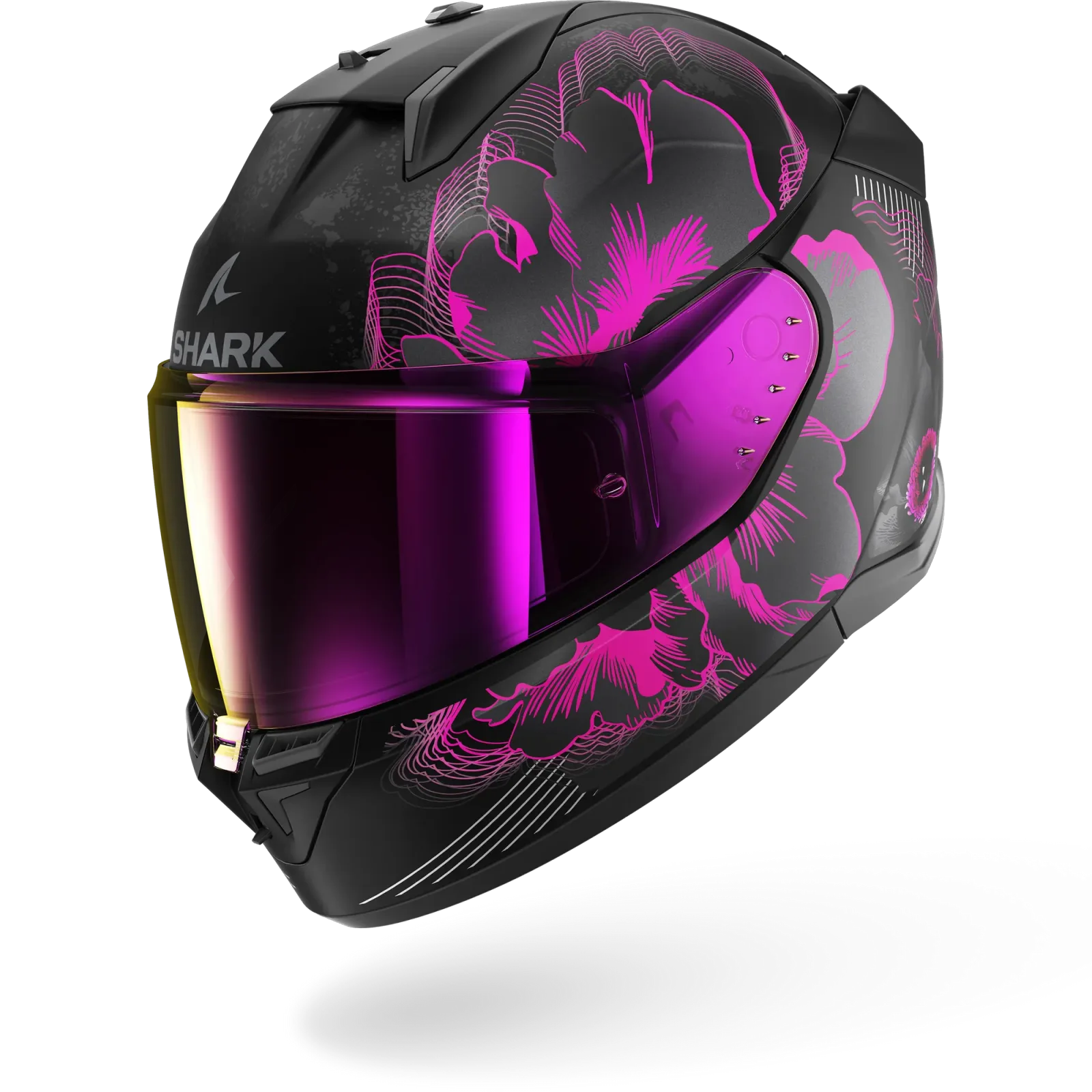 Каска Shark D-Skwal 3 Mayfer Black Violet Anthracite Mat