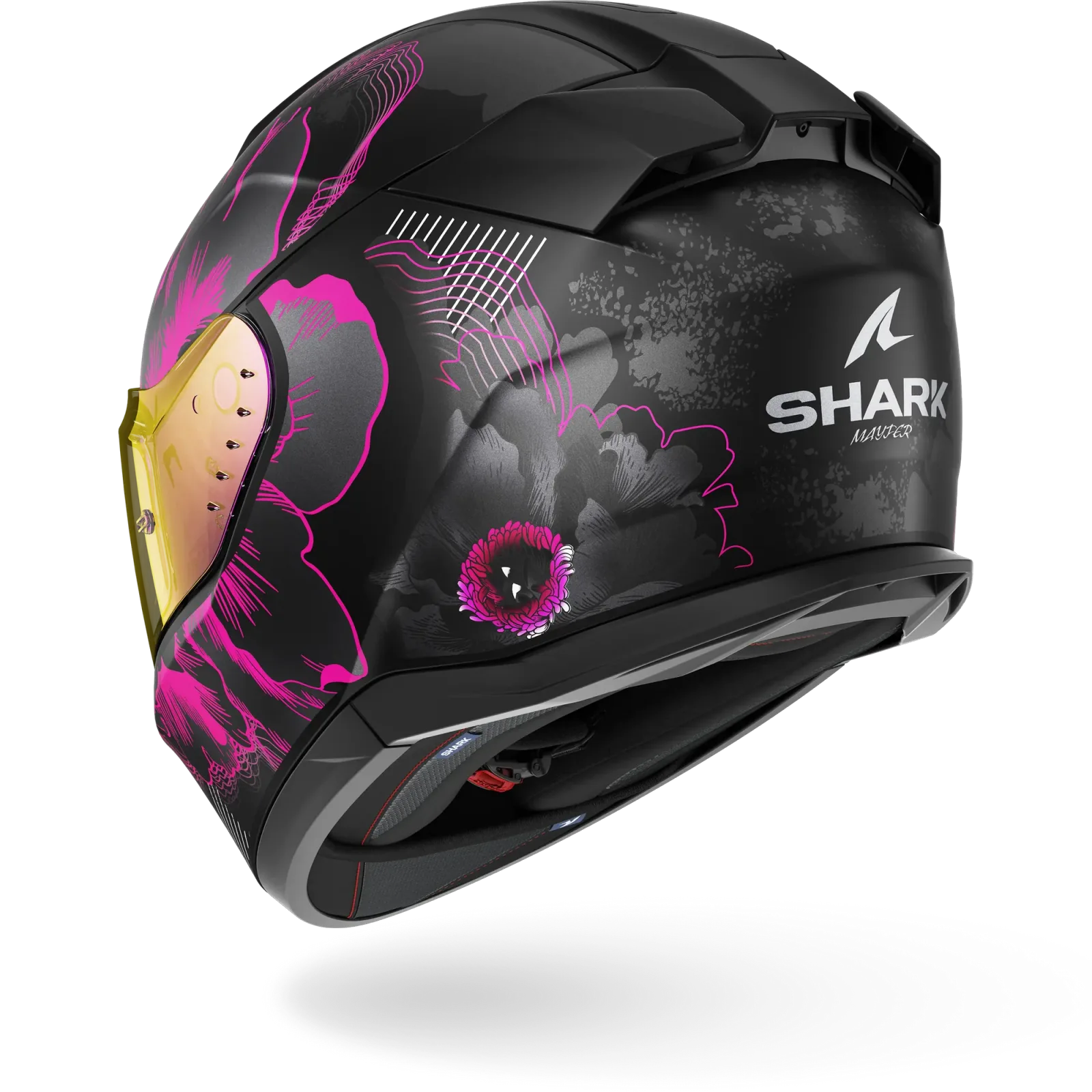 Каска Shark D-Skwal 3 Mayfer Black Violet Anthracite Mat