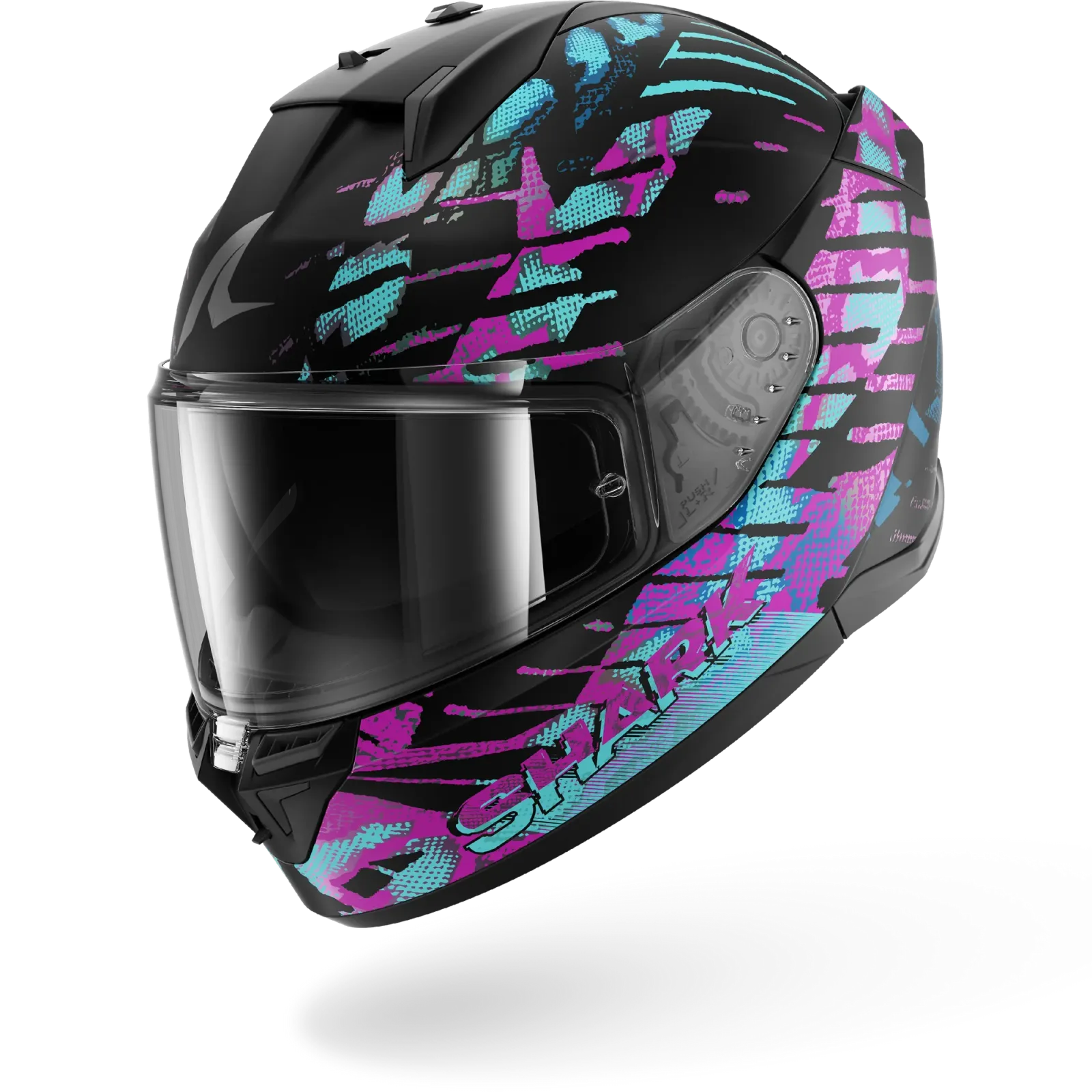 Каска Shark D-Skwal 3 Reptaia Black Cameleon Black Mat