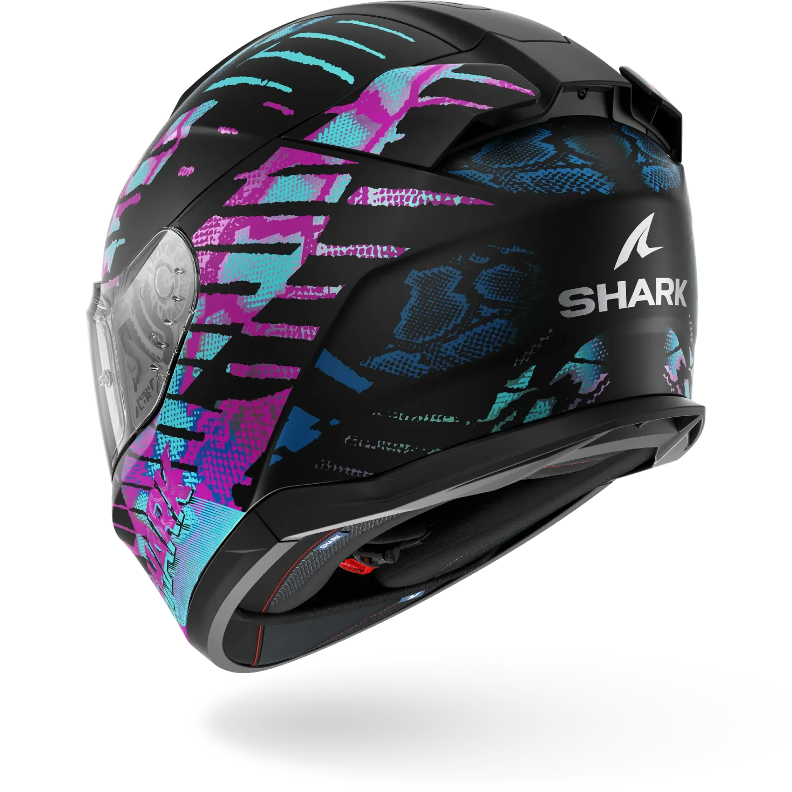 Каска Shark D-Skwal 3 Reptaia Black Cameleon Black Mat