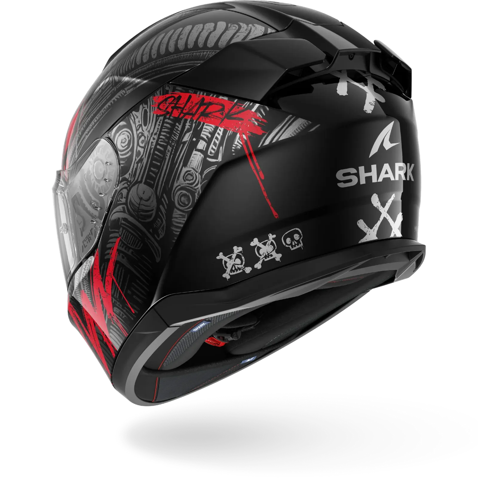 Каска Shark D-Skwal 3 Shiever Black Anthracite Red