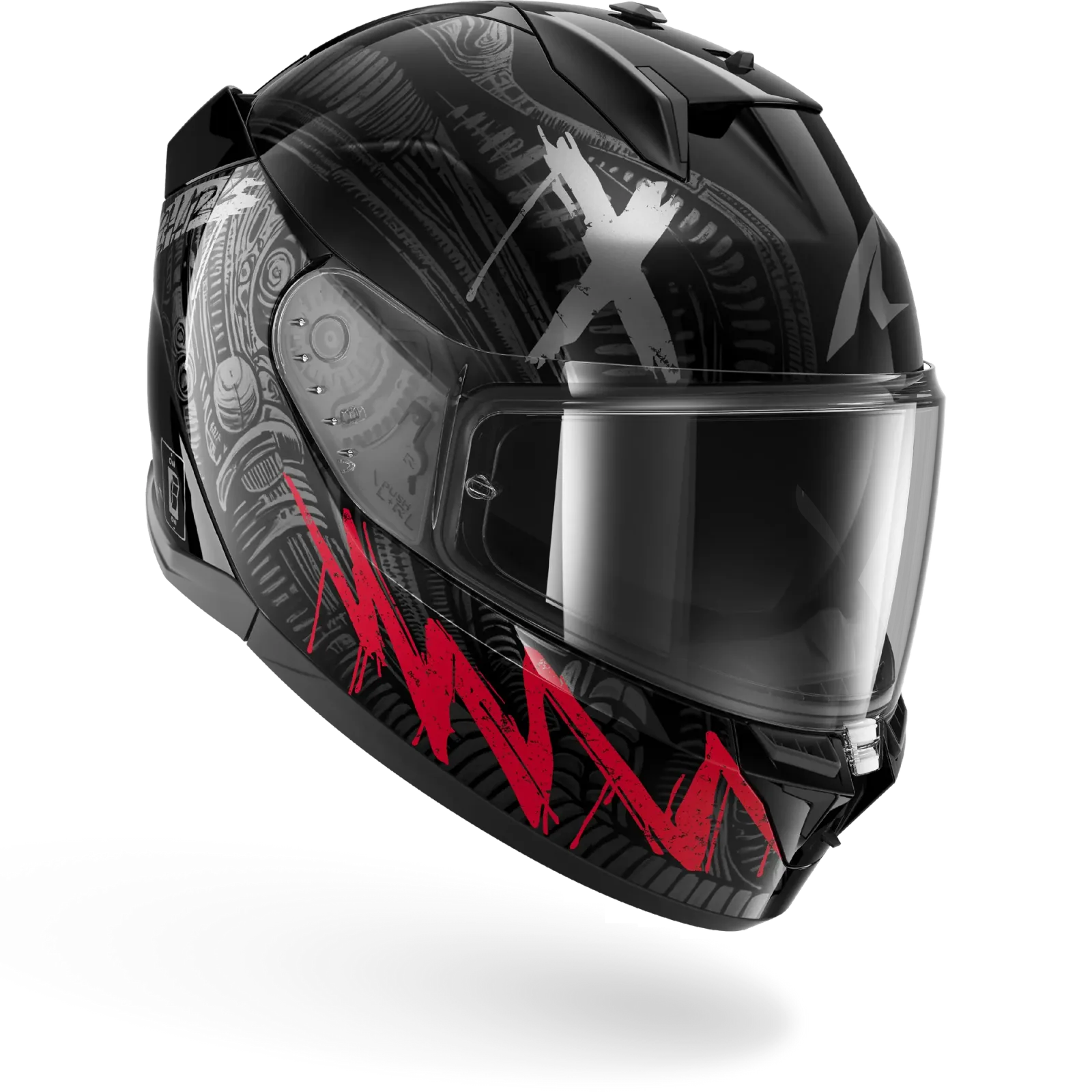 Каска Shark D-Skwal 3 Shiever Black Anthracite Red