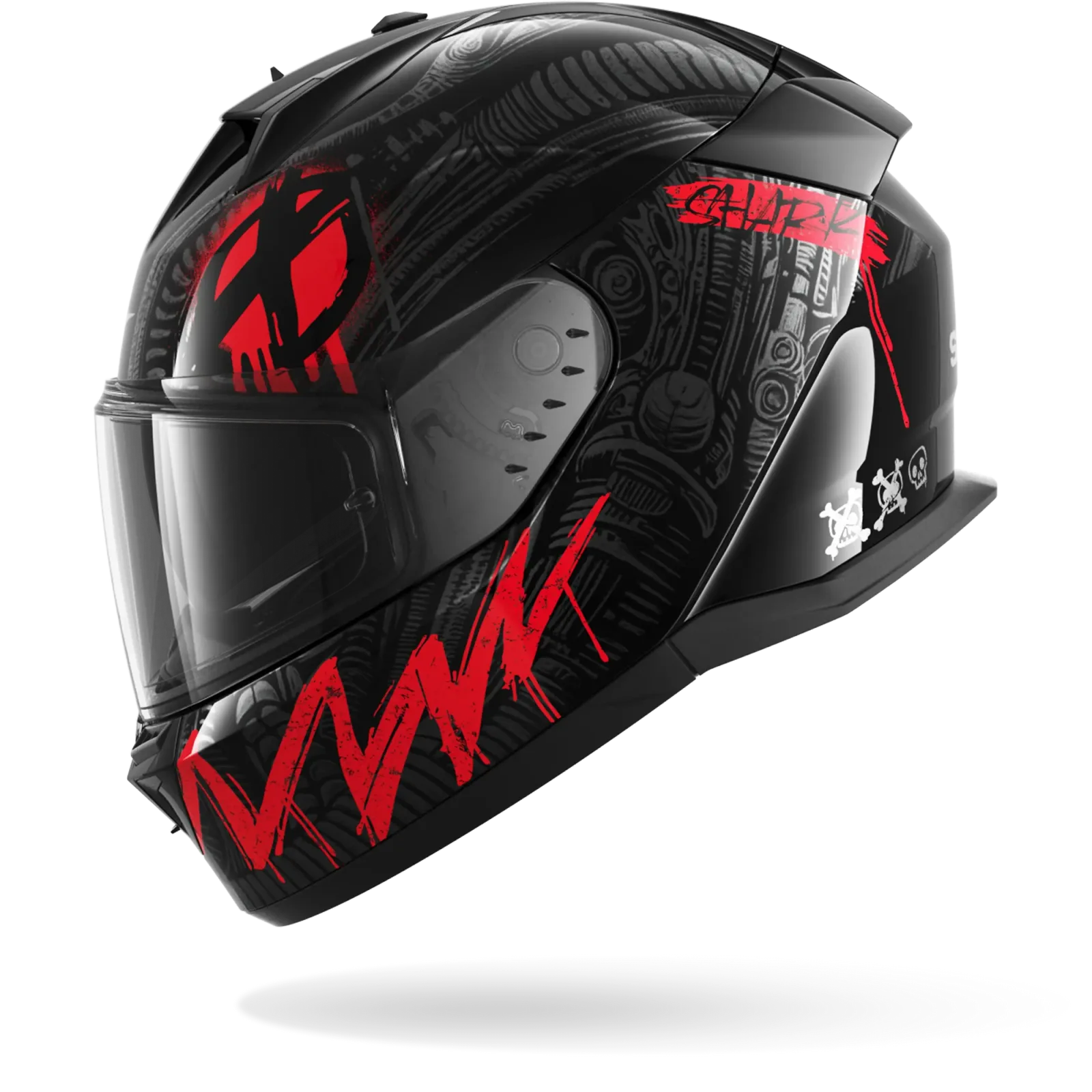 Каска Shark D-Skwal 3 Shiever Black Anthracite Red