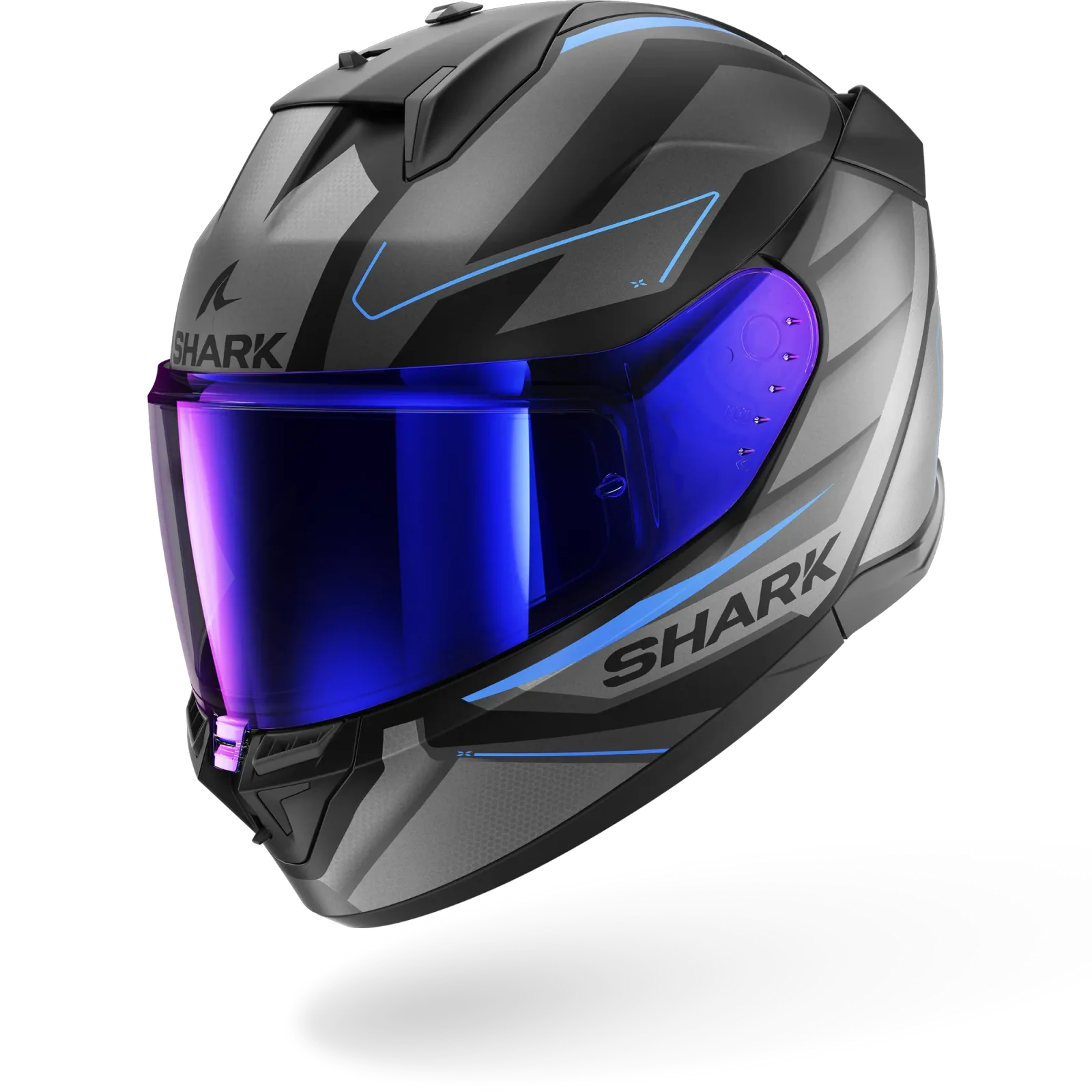 Каска Shark D-Skwal 3 Sizler Black Anthracite Blue Mat