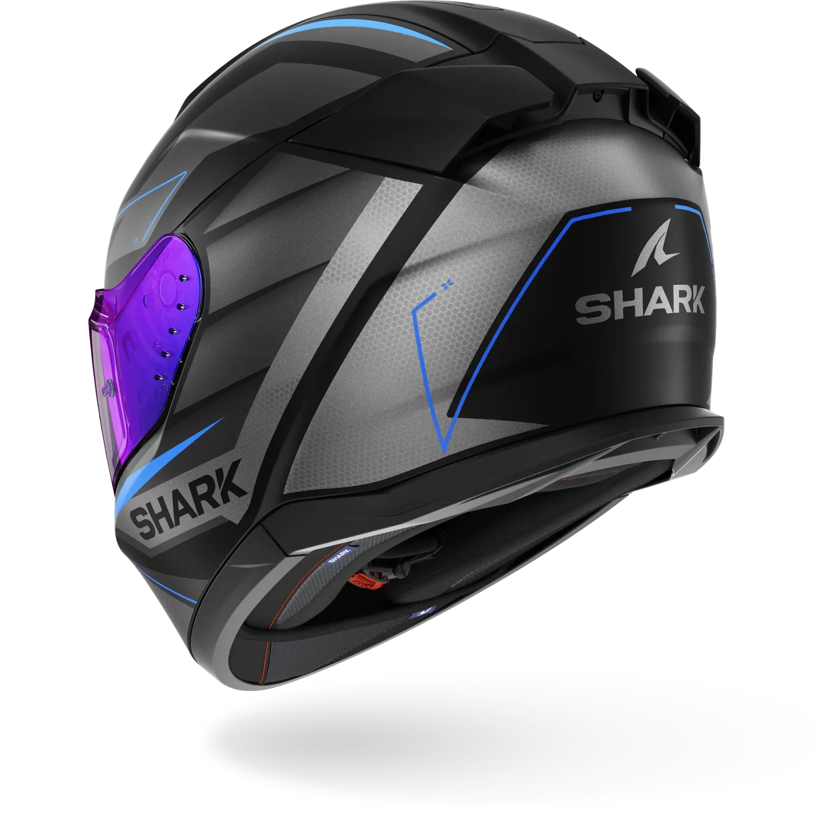 Каска Shark D-Skwal 3 Sizler Black Anthracite Blue Mat