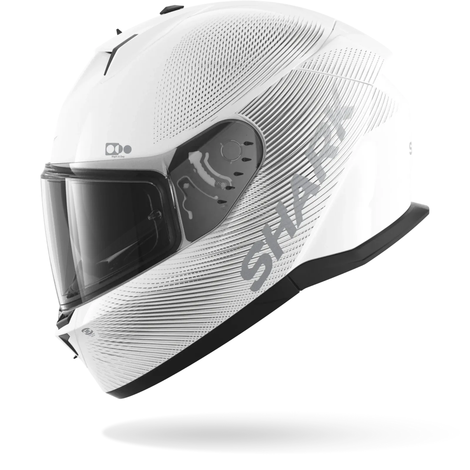 Каска Shark D-Skwal 3 SP Lyne White Silver Silver