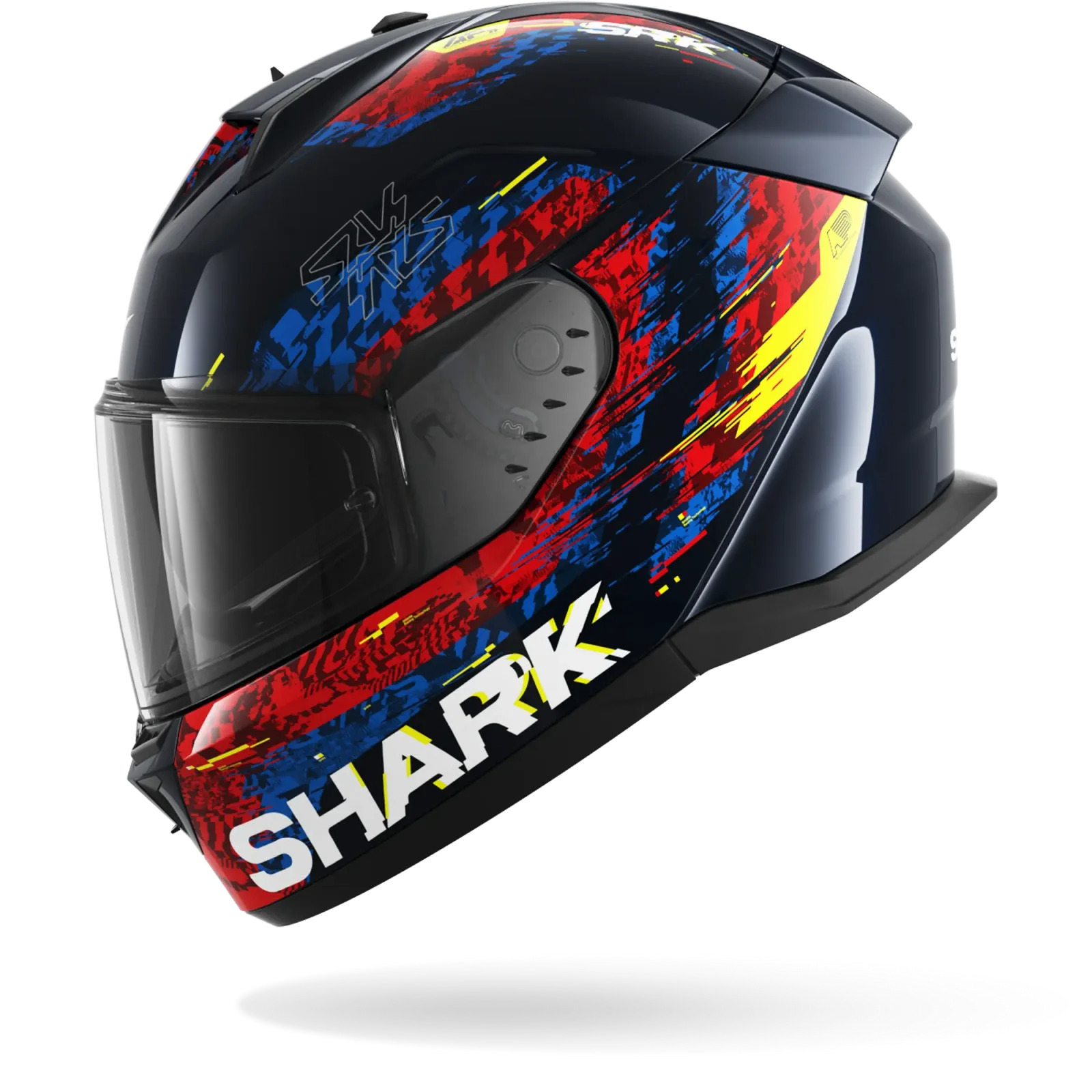 Каска Shark D-Skwal 3 Speed-Vib Blue Red Blue
