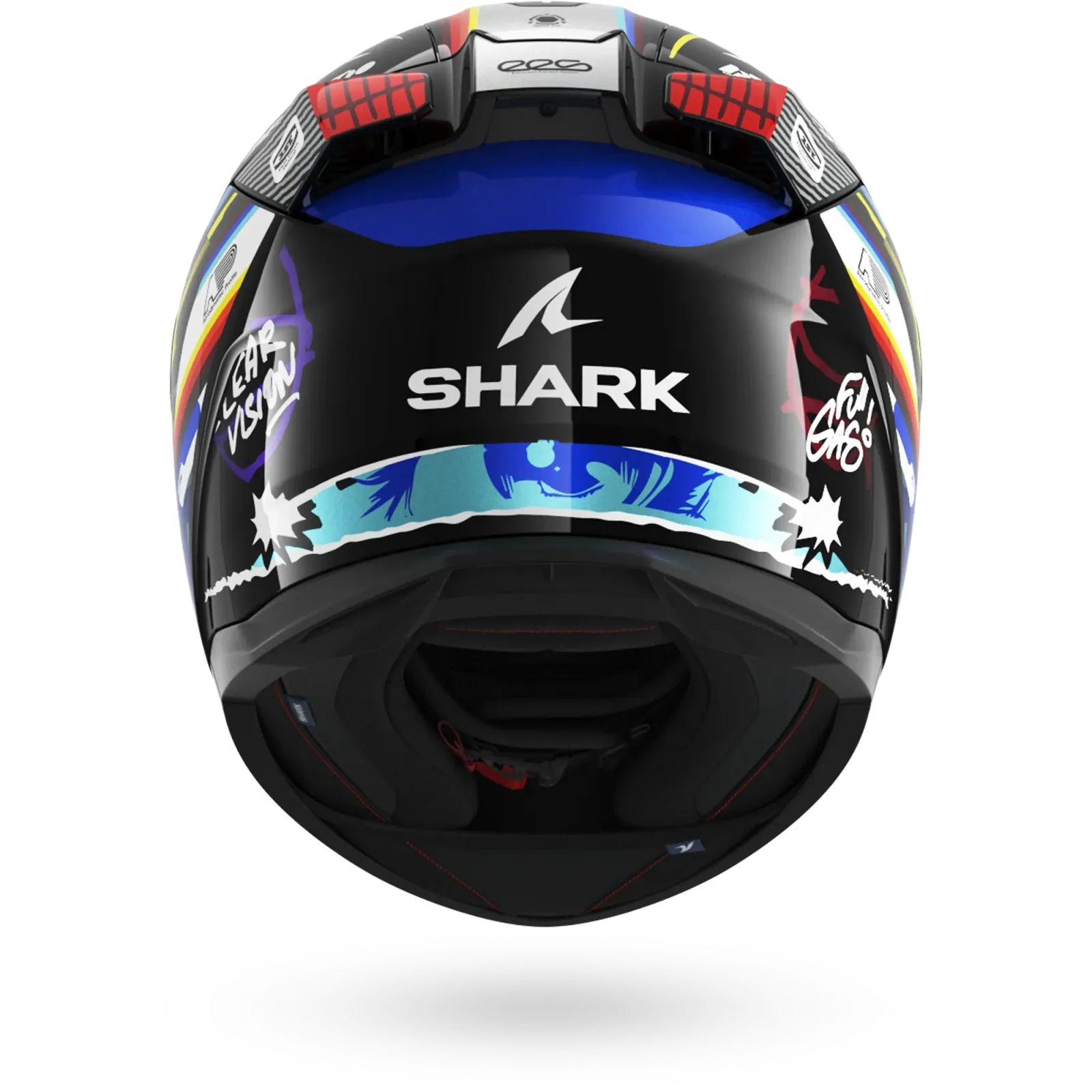 Каска Shark D-Skwal 3 Streetrush Black Blue Chrom Mat
