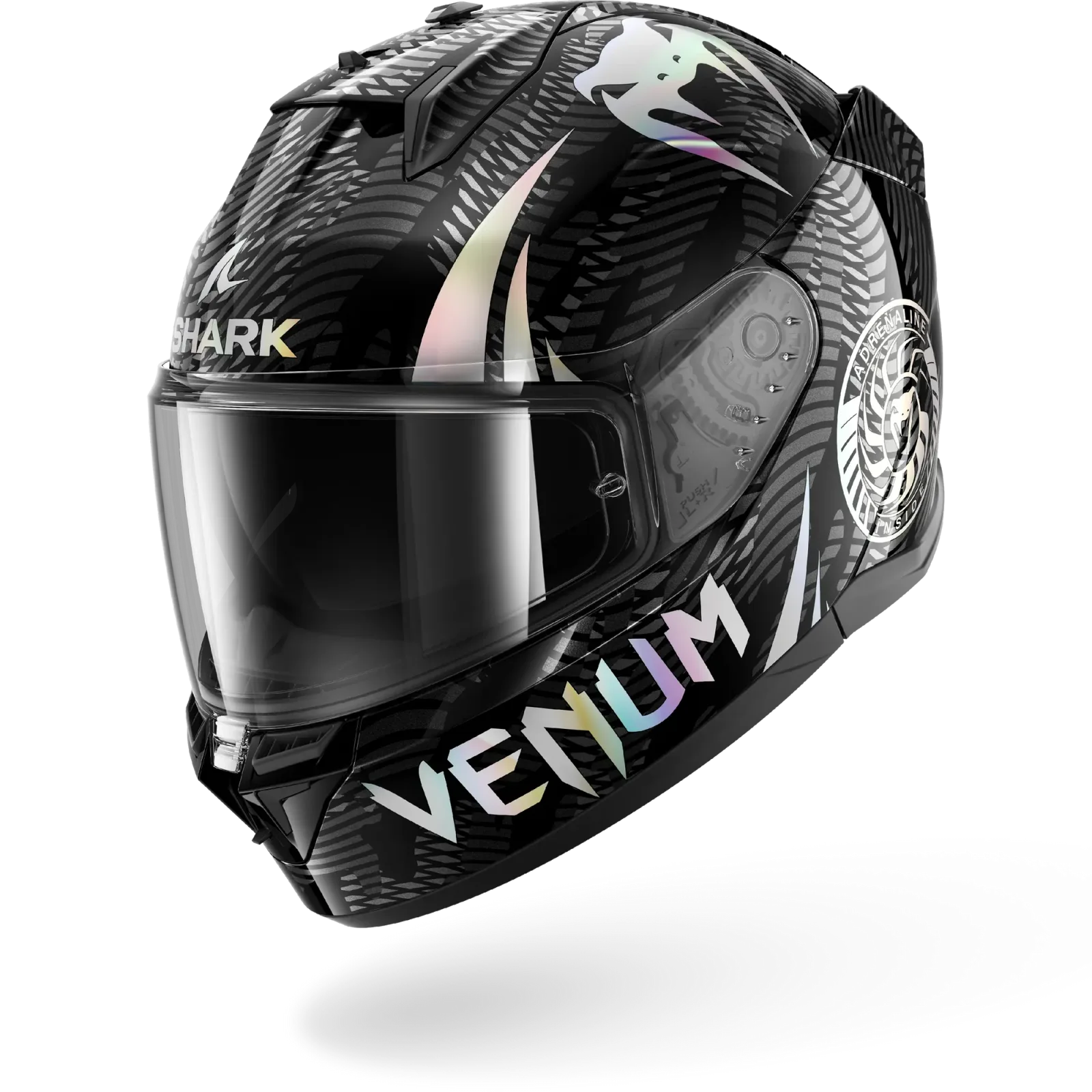 Каска Shark D-Skwal 3 Venum Black Chrom Anthracite