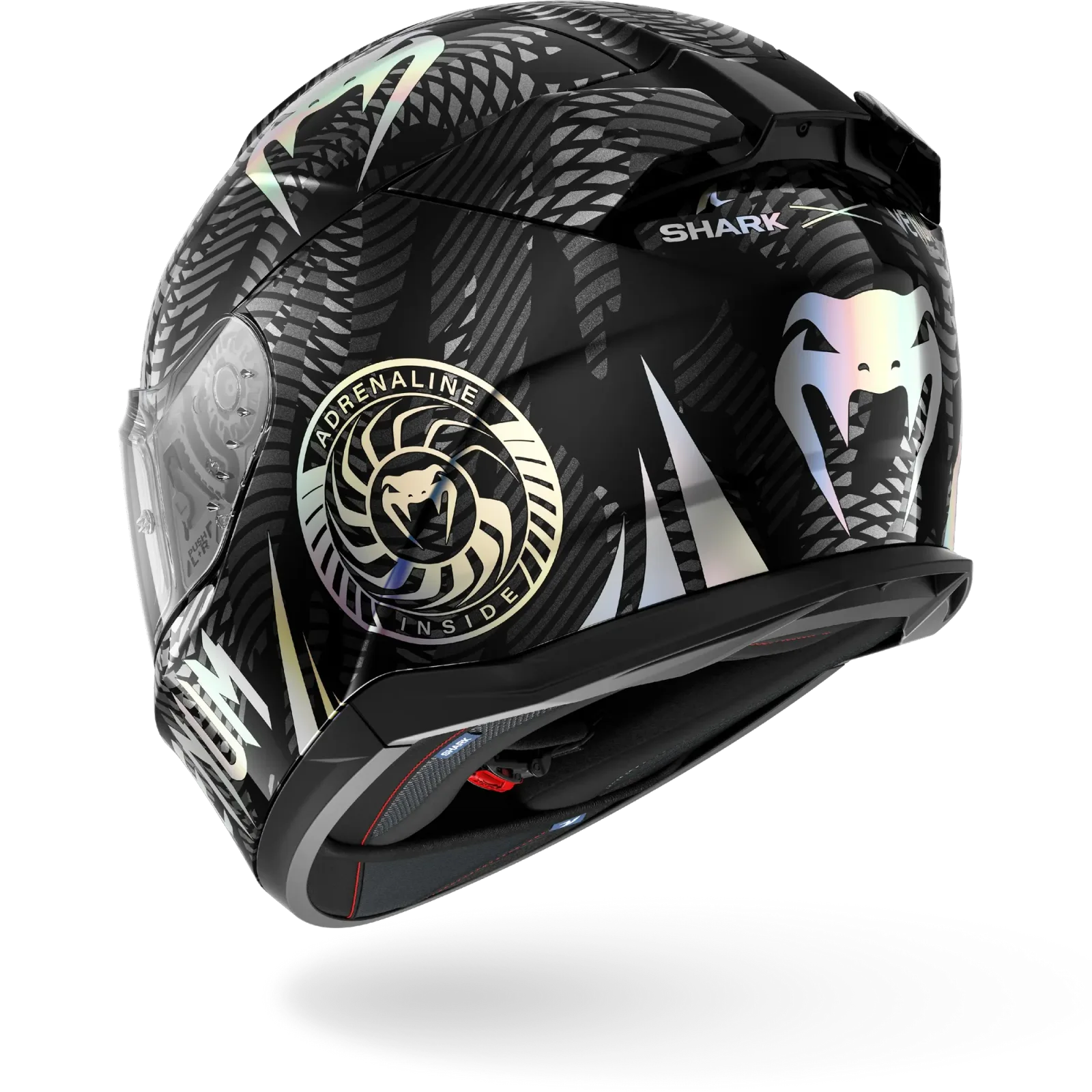 Каска Shark D-Skwal 3 Venum Black Chrom Anthracite