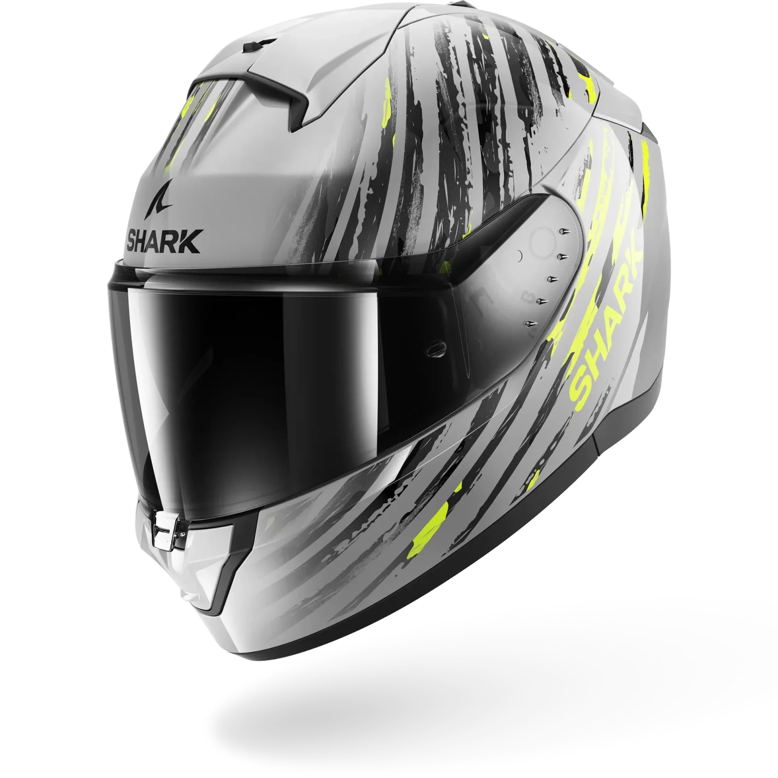 Каска Shark Ridill 2 Assya Silver Anthracite Yellow