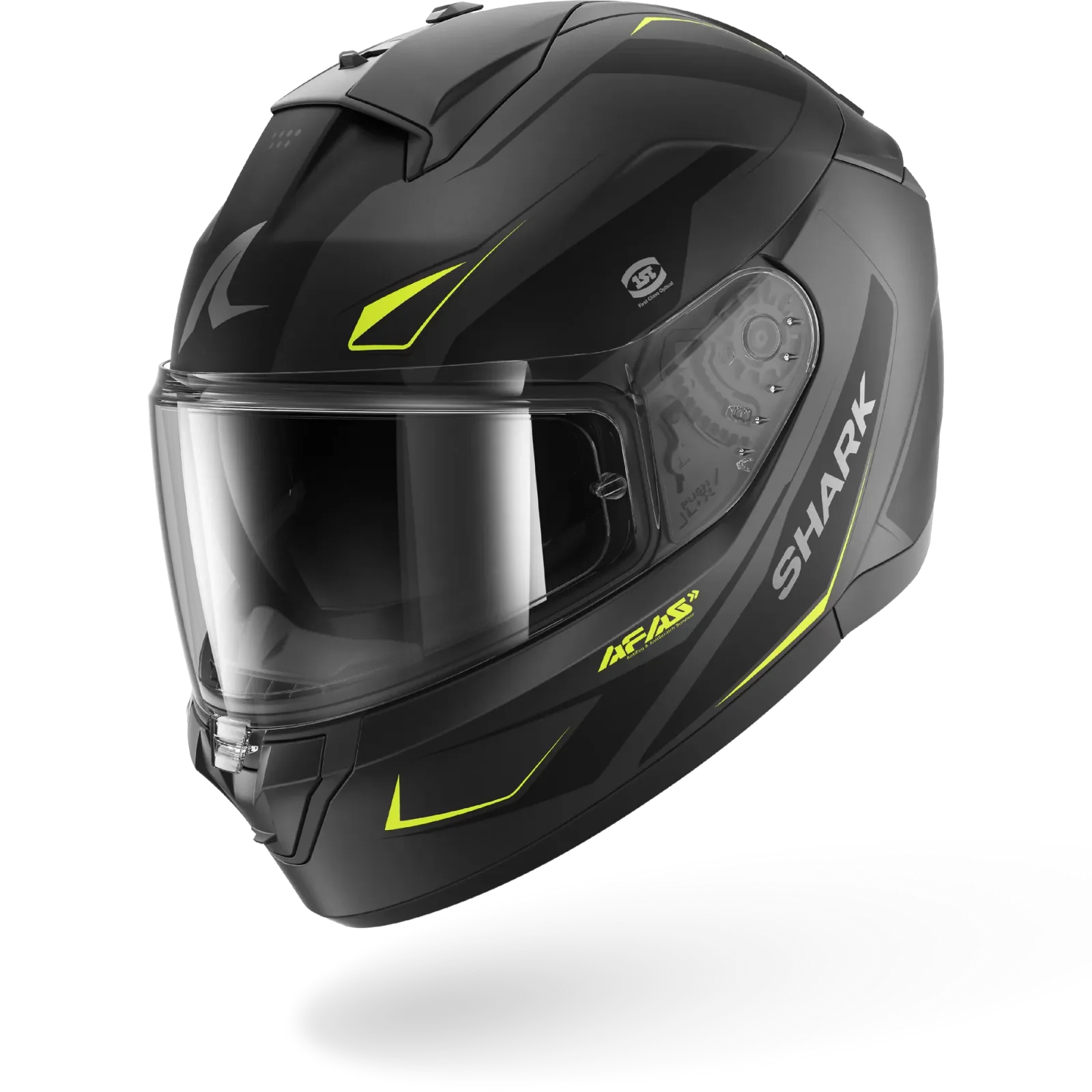 Каска Shark Ridill 2 Mekarium Anthracite Anthracite Yellow Mat