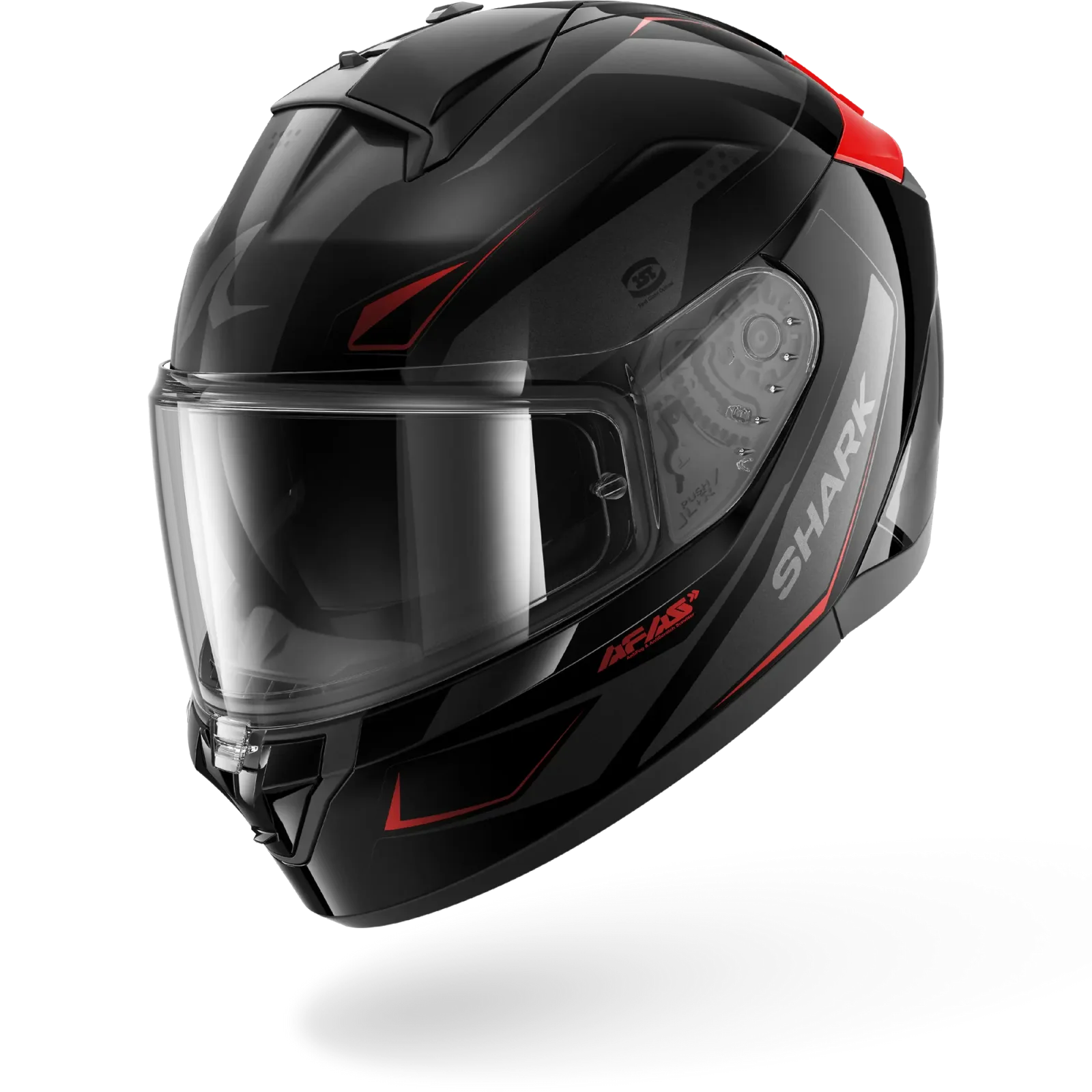 Каска Shark Ridill 2 Mekarium Black Anthracite Red