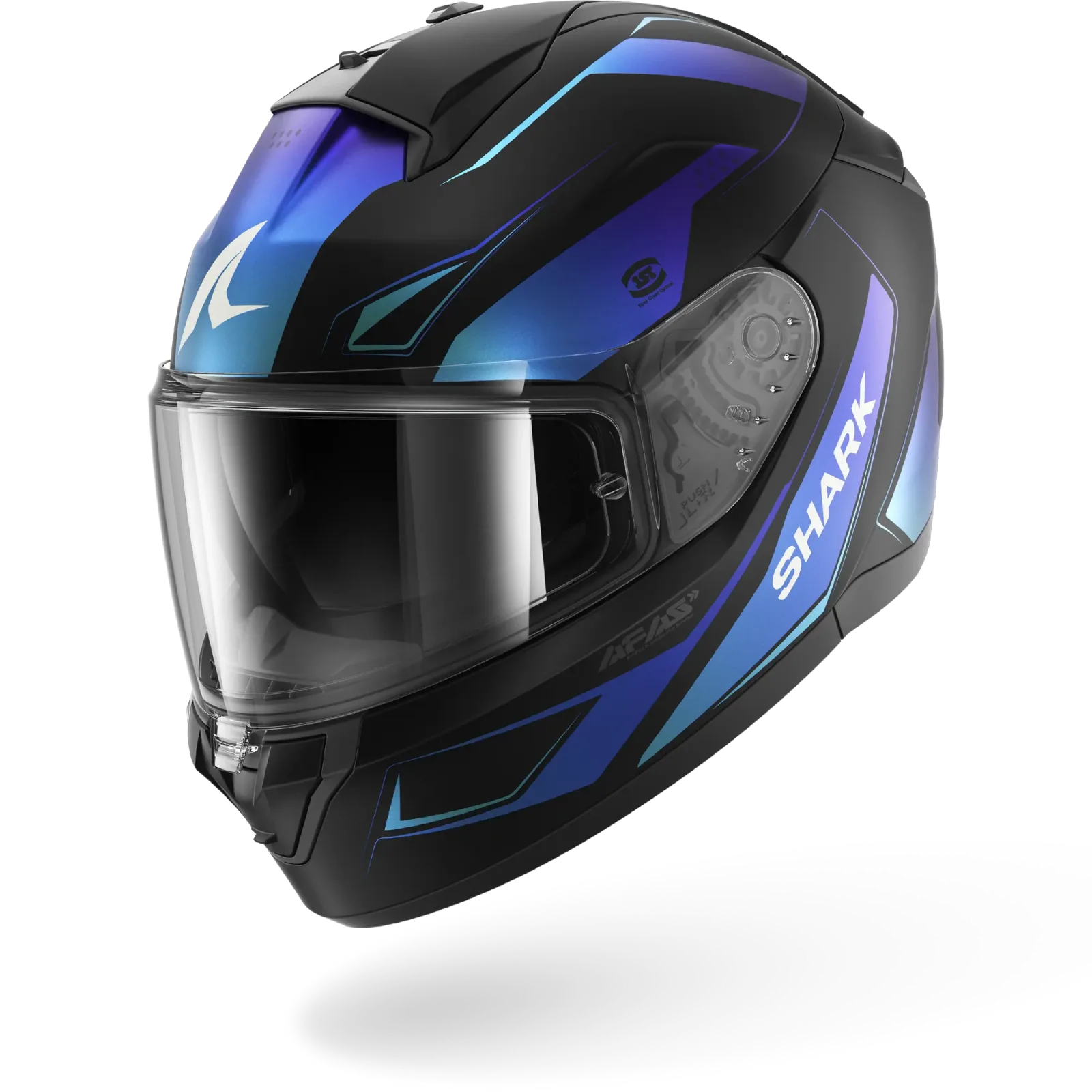 Каска Shark Ridill 2 Mekarium Black Blue Blue Mat