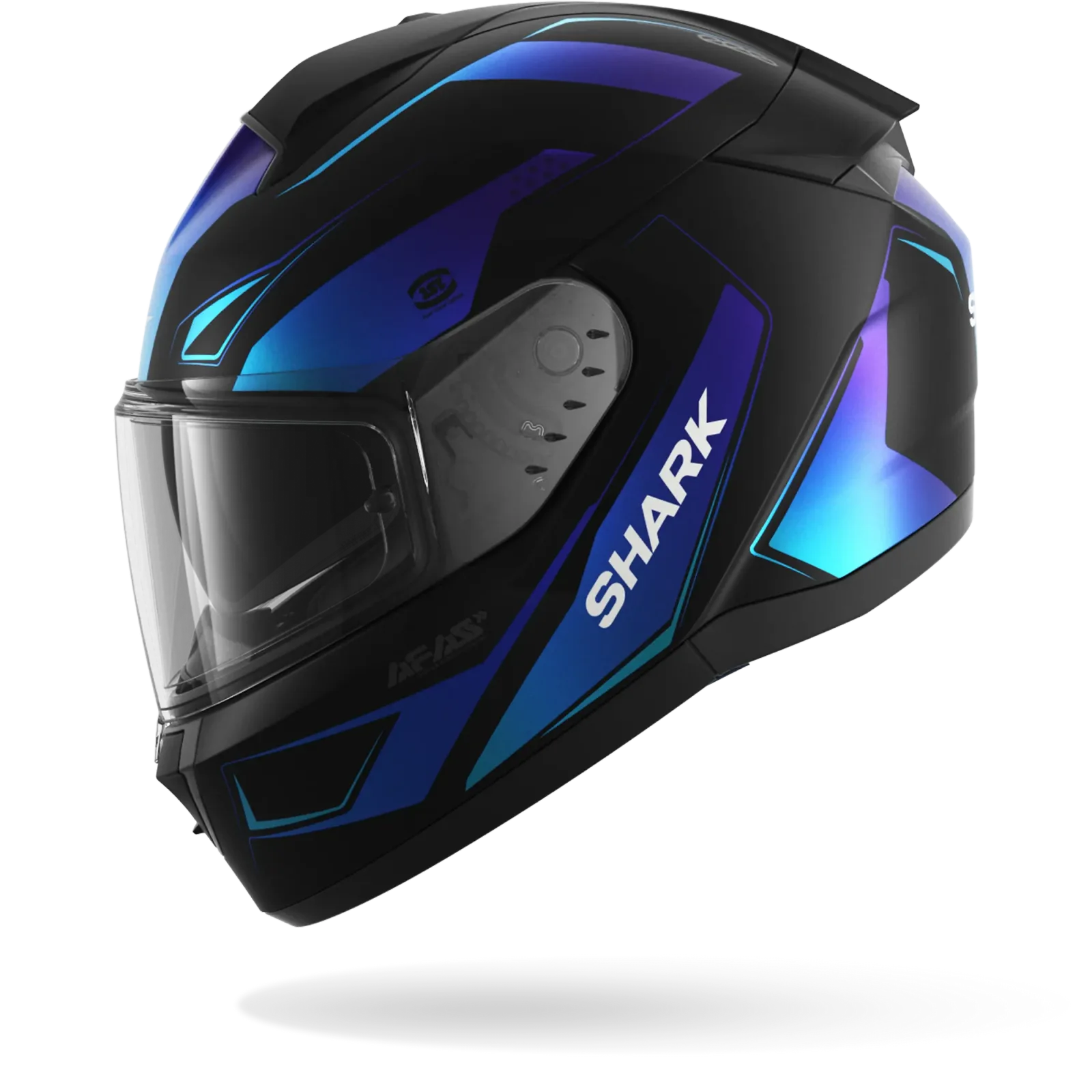 Каска Shark Ridill 2 Mekarium Black Blue Blue Mat