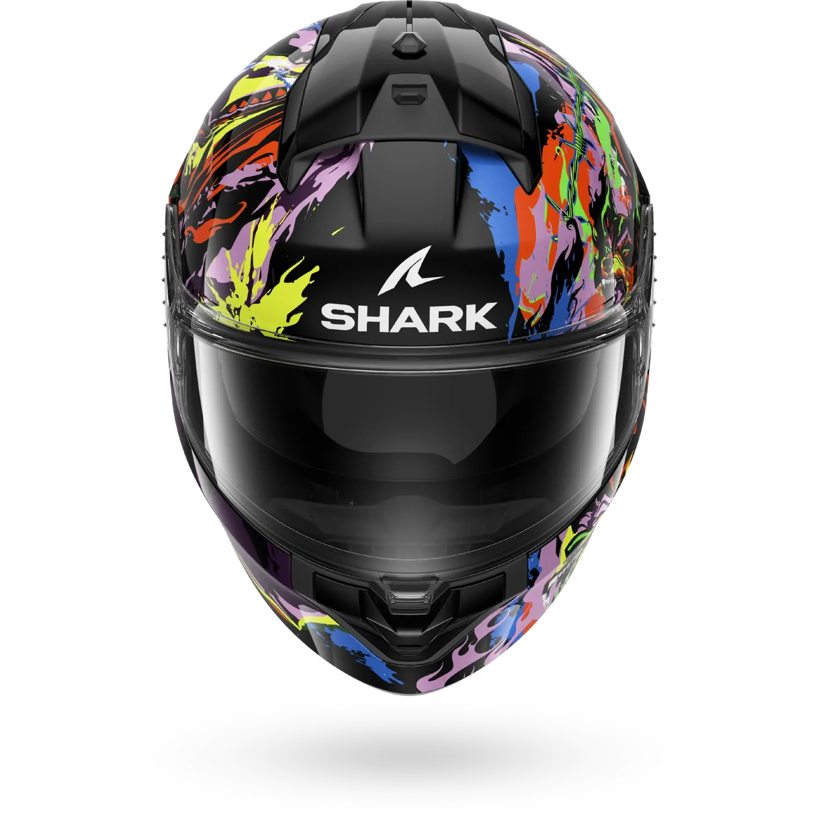 Каска Shark Ridill 2 Raging Beast Black Violet Yellow
