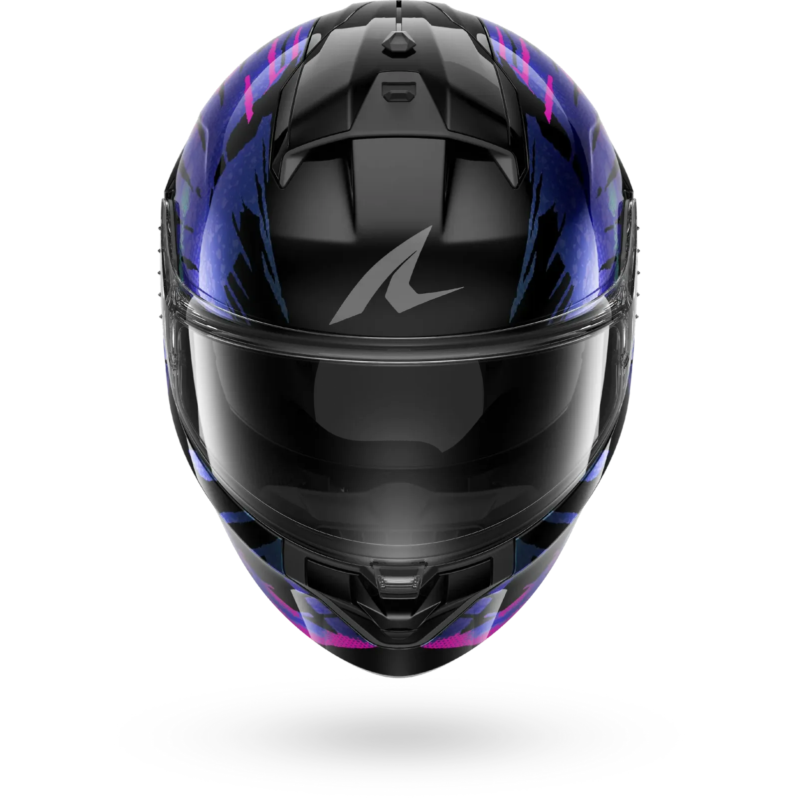 Каска Shark Ridill 2 Reptaia Black Violet Glitter