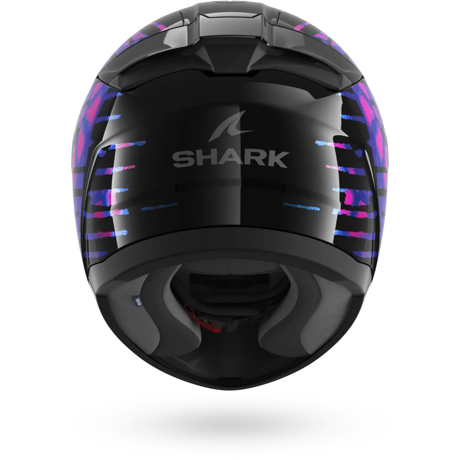Каска Shark Ridill 2 Reptaia Black Violet Glitter