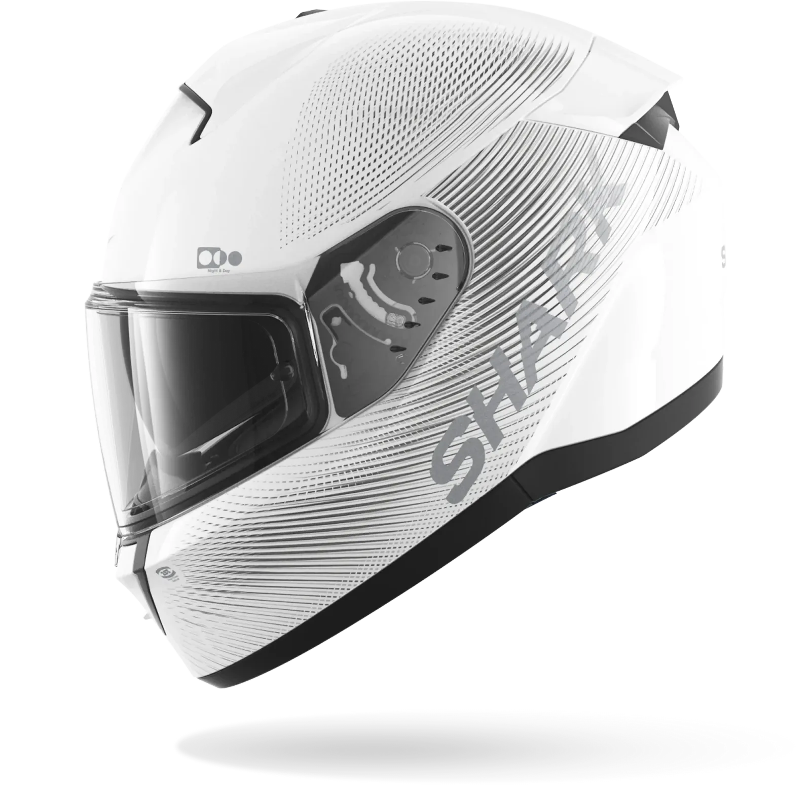 Каска Shark Ridill 2 SP Lyne White Silver Silver